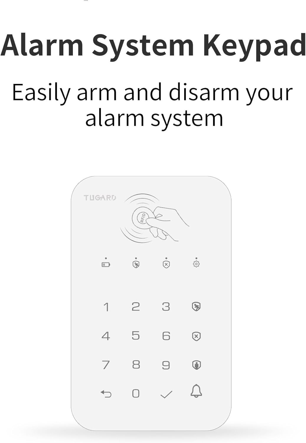 “Keyboard for WiFi GSM Burglar Alarm System,Smart Home Alarm System Base Wirel..