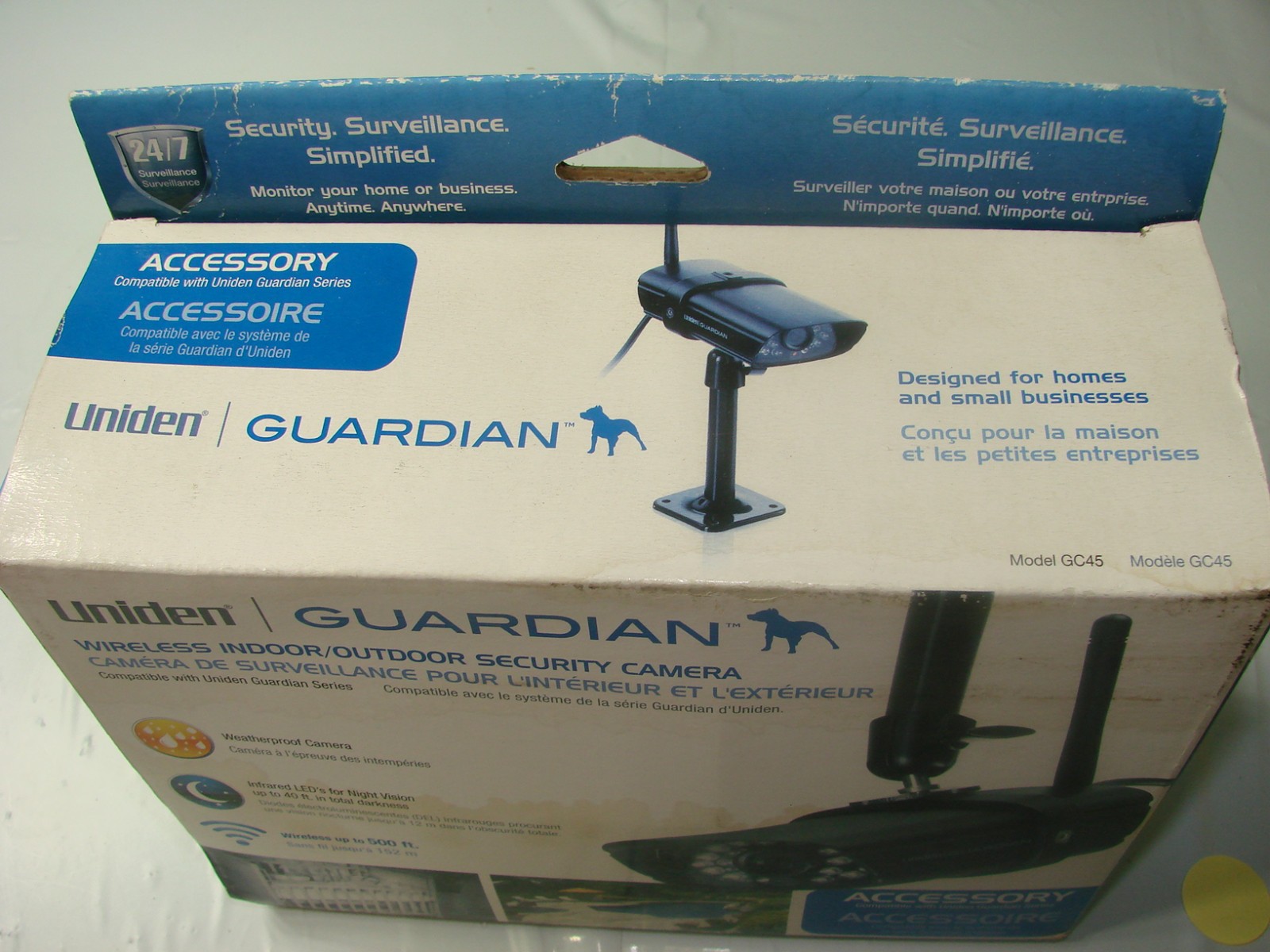 Uniden GUARDIAN GC45 Wireless Indoor/Outdoor CCTV Acessories