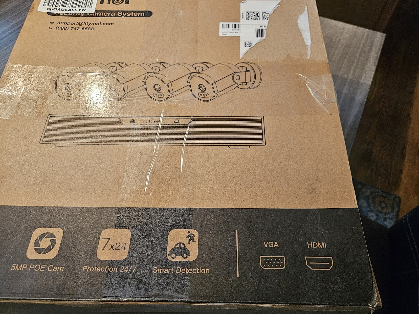 Litymol Home Security Camera System