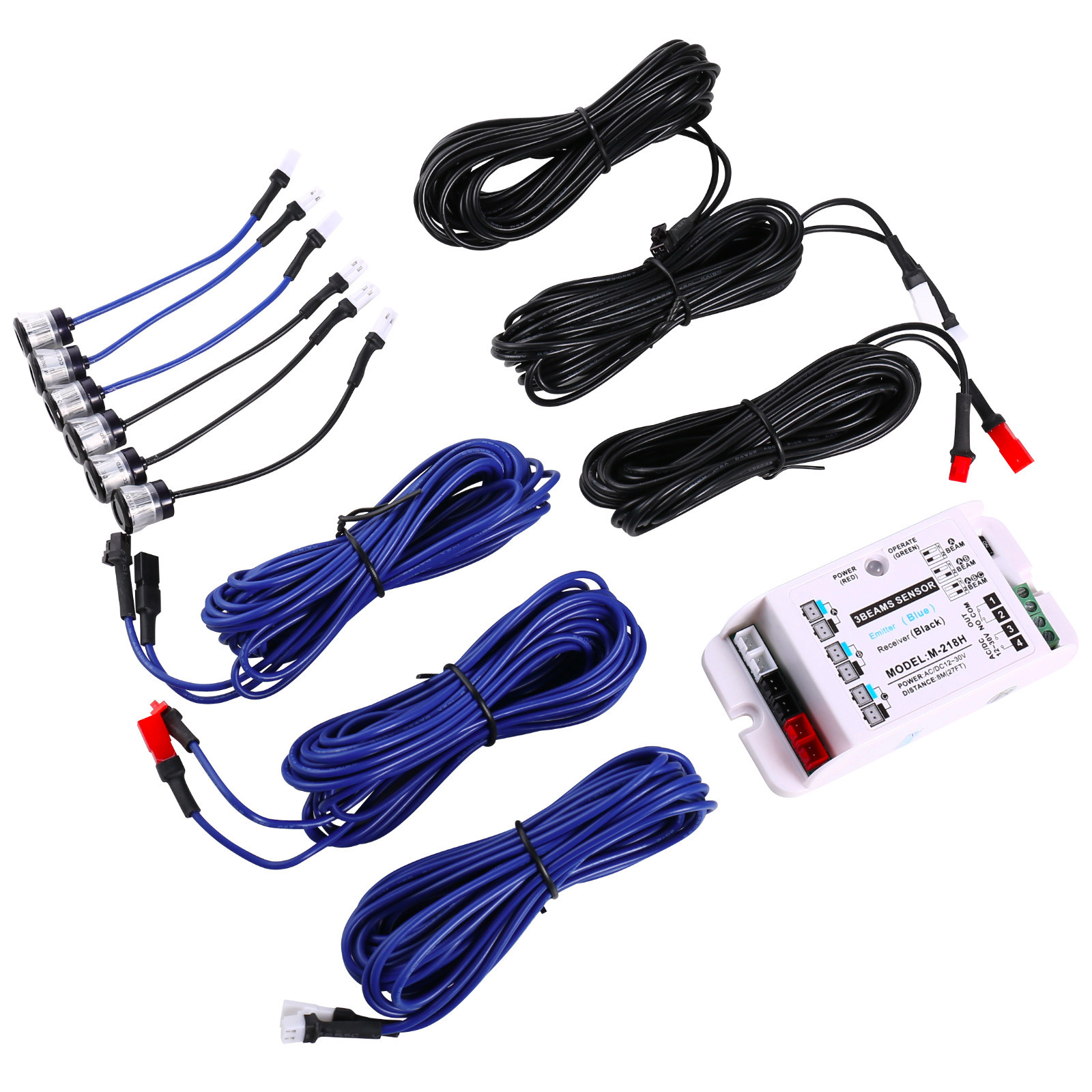 Three Beams Photoelectric Sensor Detector Beam 8m/27FT Distance For Auto-Door