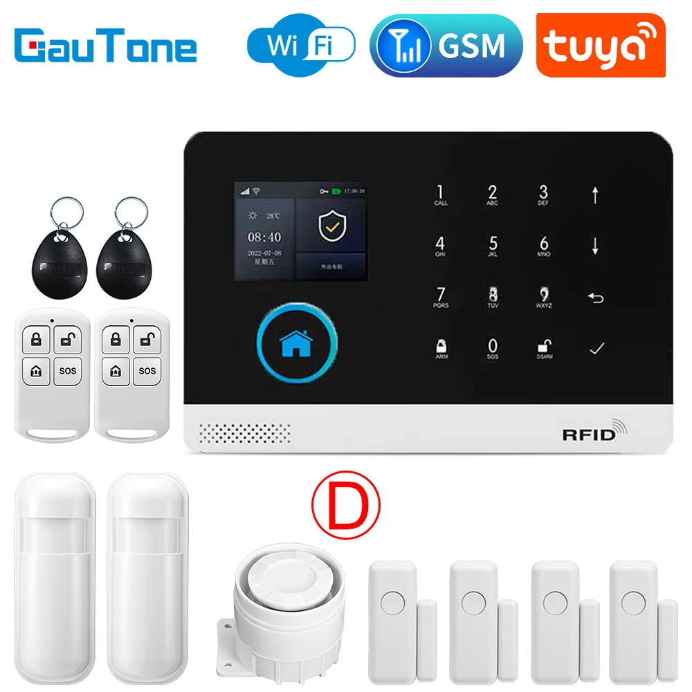 Smart WiFi GSM Home Security Alarm System – APP Control Wireless Anti-Theft New