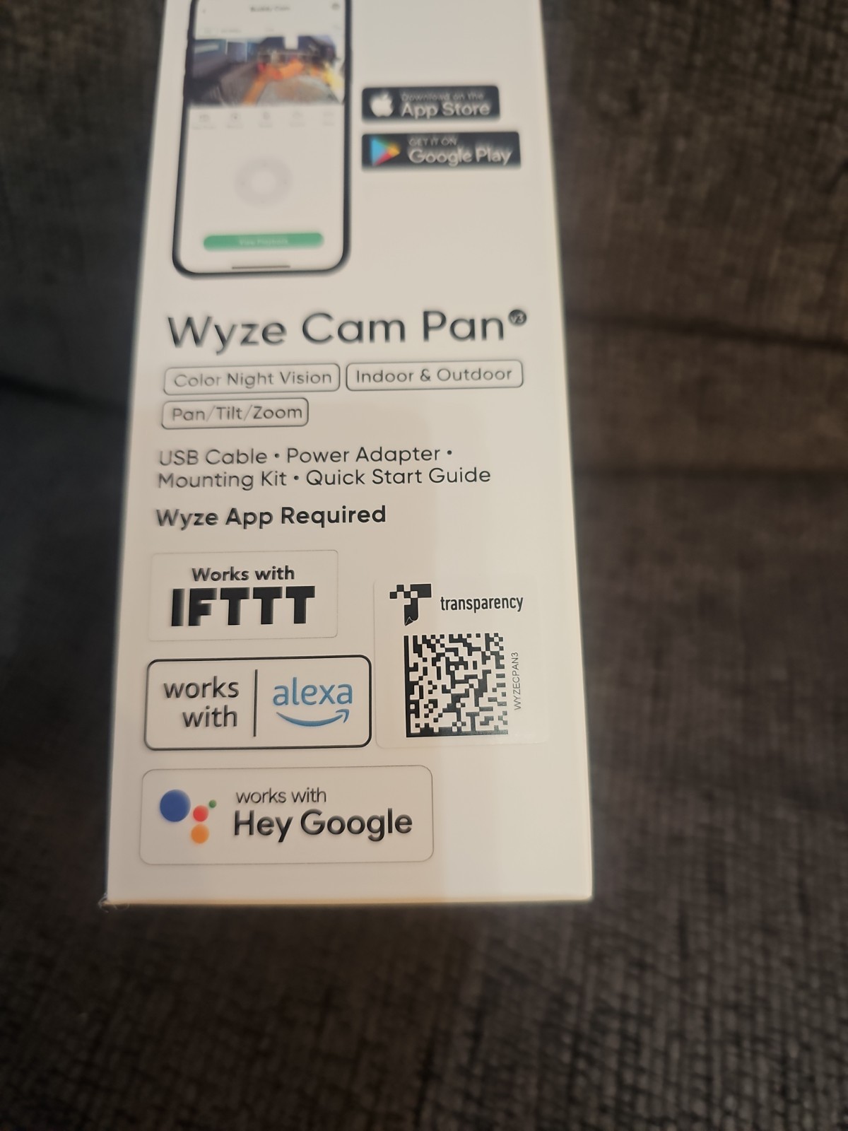 Wyze Cam Pan v3 1080p WiFi Security Camera Pan Tilt Color Night Vision NEW