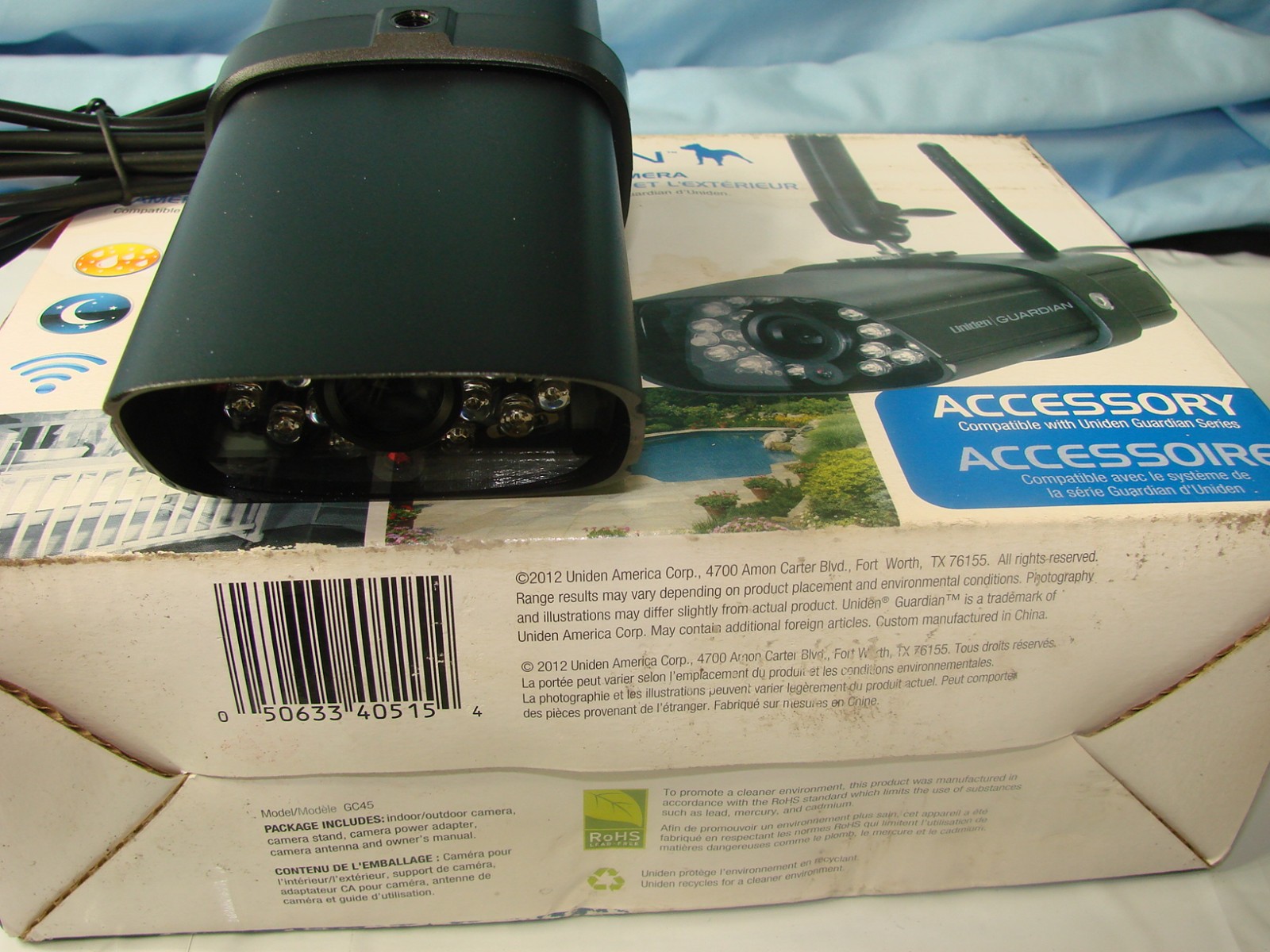 Uniden GUARDIAN GC45 Wireless Indoor/Outdoor CCTV Acessories
