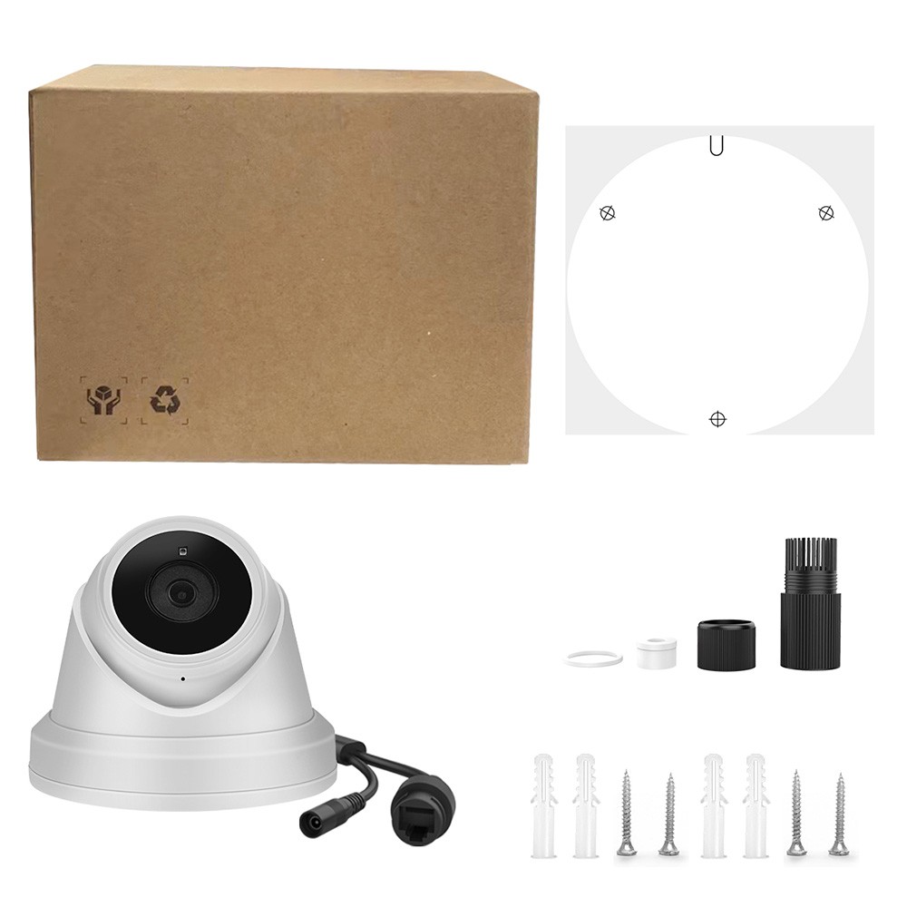 Vikylin 8CH 8POE Home CCTV Security Systems 4K 8MP IR30M IP Camera Outdoor Lot