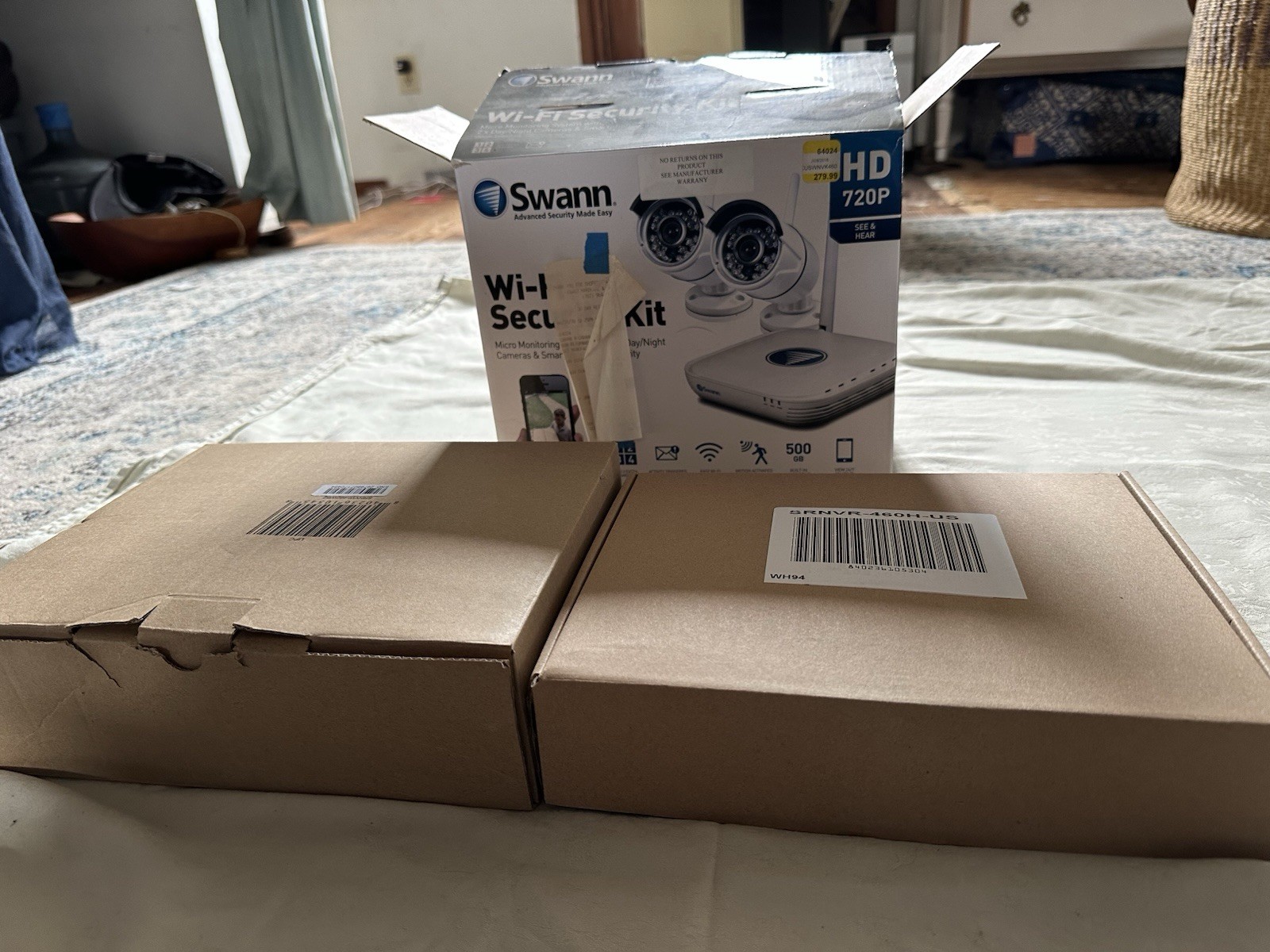 Swann Wi-Fi 720p HD Security Kit 2-Cam, 500GB NVR SRNVR-460H-US