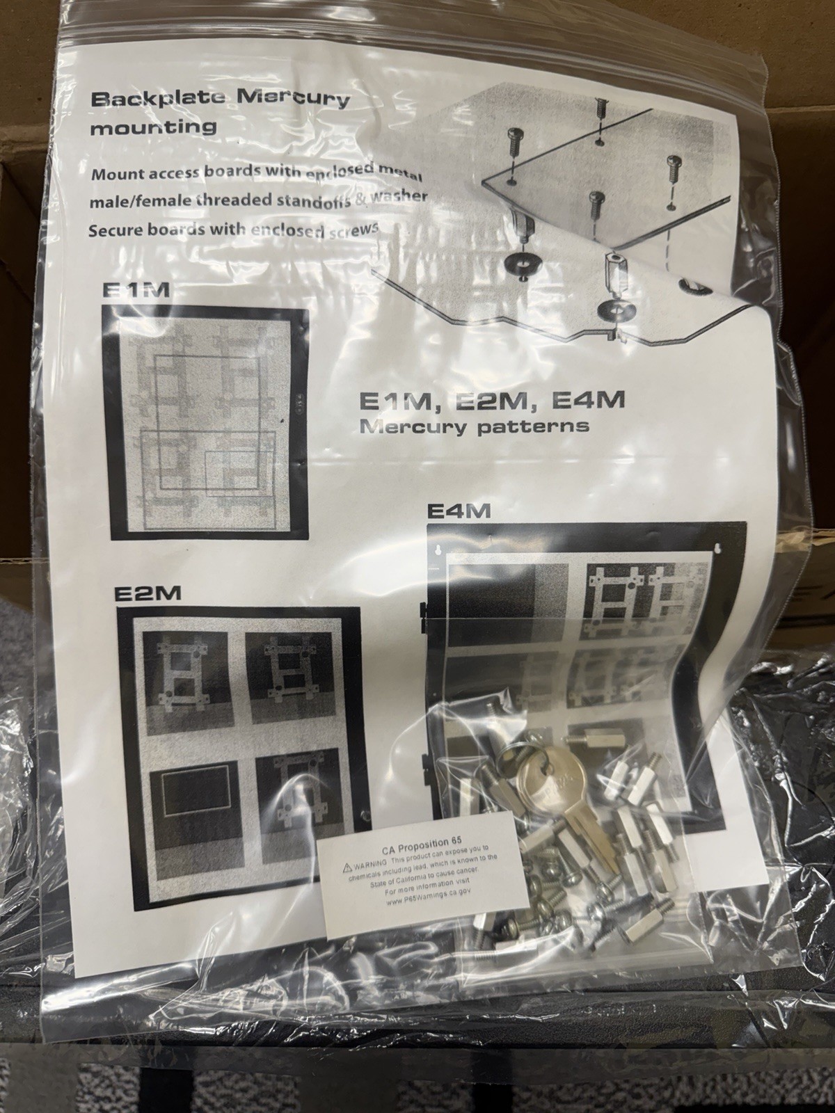 LifeSafety Power E1M-BOXED E1 Enclosure with Mercury Back Plate, 14″x12″Wx4.5″D