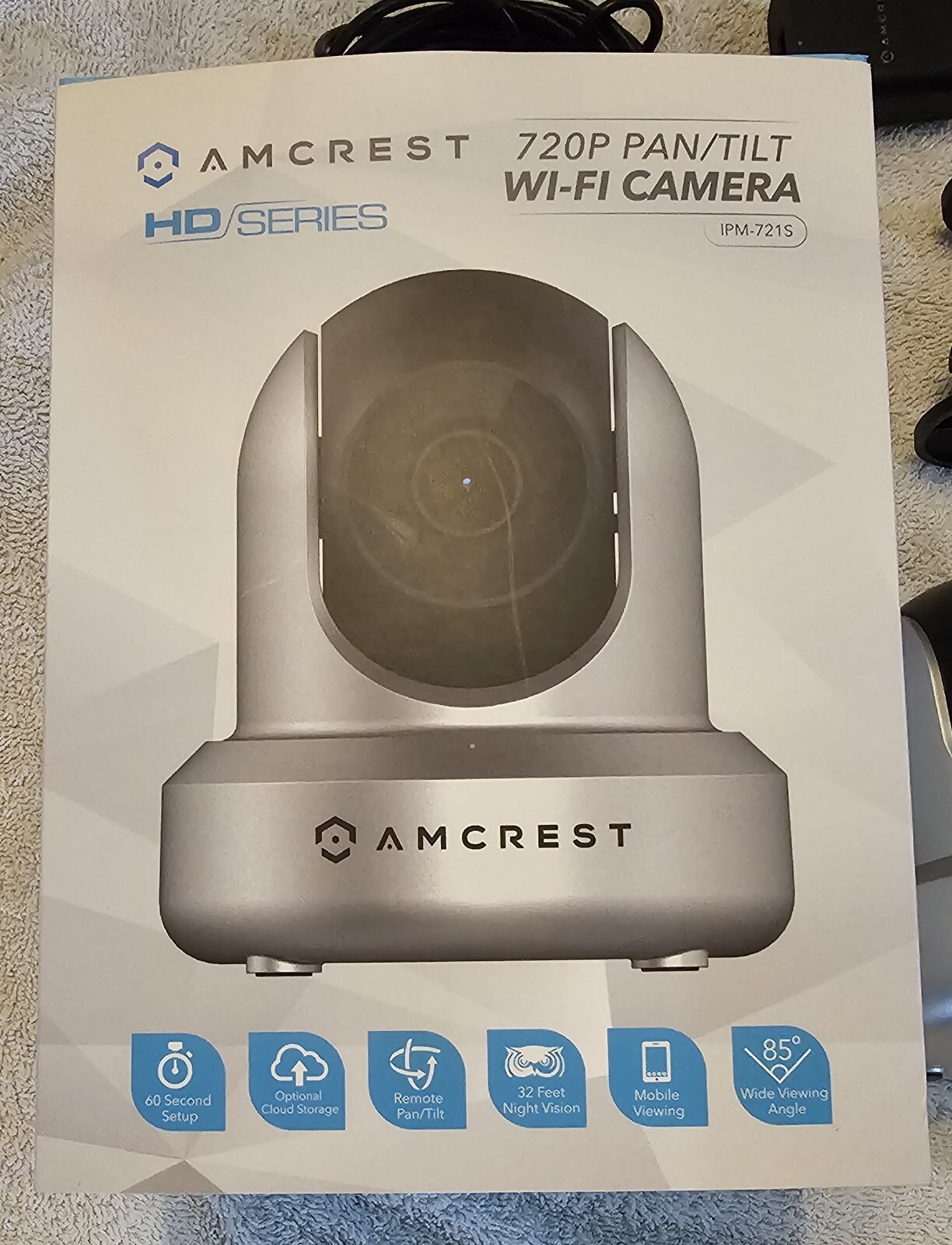 Amcrest HD Series 720p Wi-Fi Wireless IP Security Surveillance Camera IPM-721S