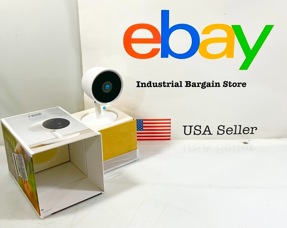 Nest Cam IQ – Indoor Security Smart HD 1080P Camera – NC3100-US (White)