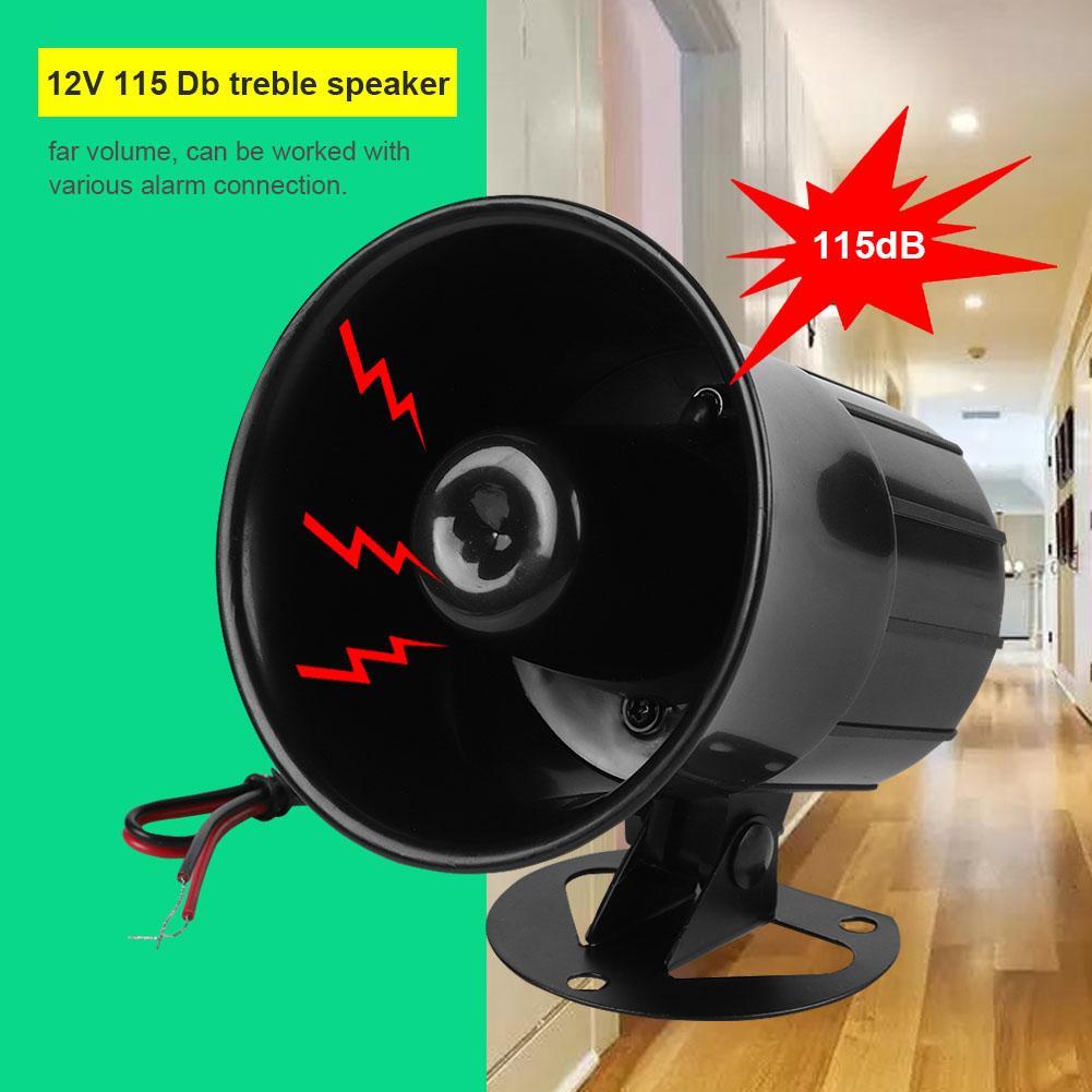 Wired Alarm Siren Horn Outdoor Home Security Protection System 12V DC New