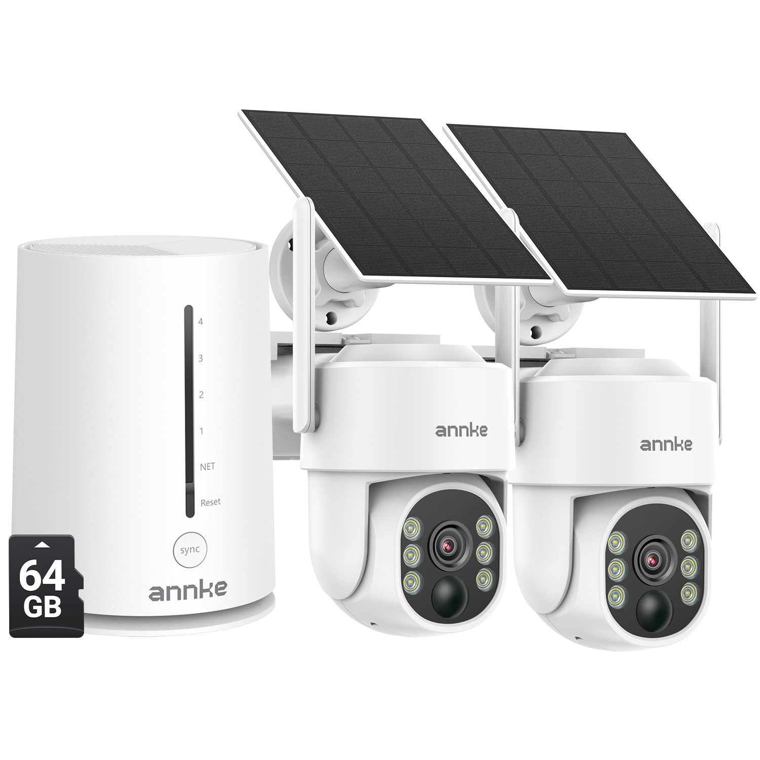 ANNKE 4PCS 4IN1 1080P Video CCTV Security Camera EXIR Night Vision Outdoor IP67