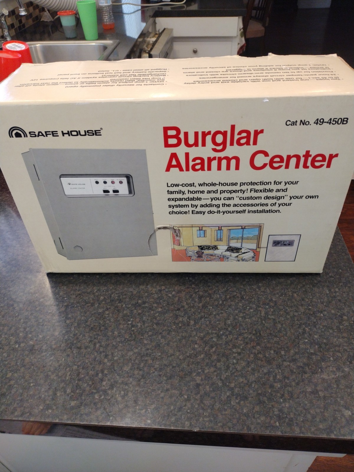 Safe House Burglar Alarm Center 49-450B New Old Stock Vintage