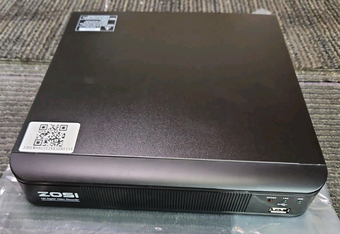 Zosi 8MM-252W4S-00-US DVR Video Surveillance System with 4 Cameras & H.265+ DVR
