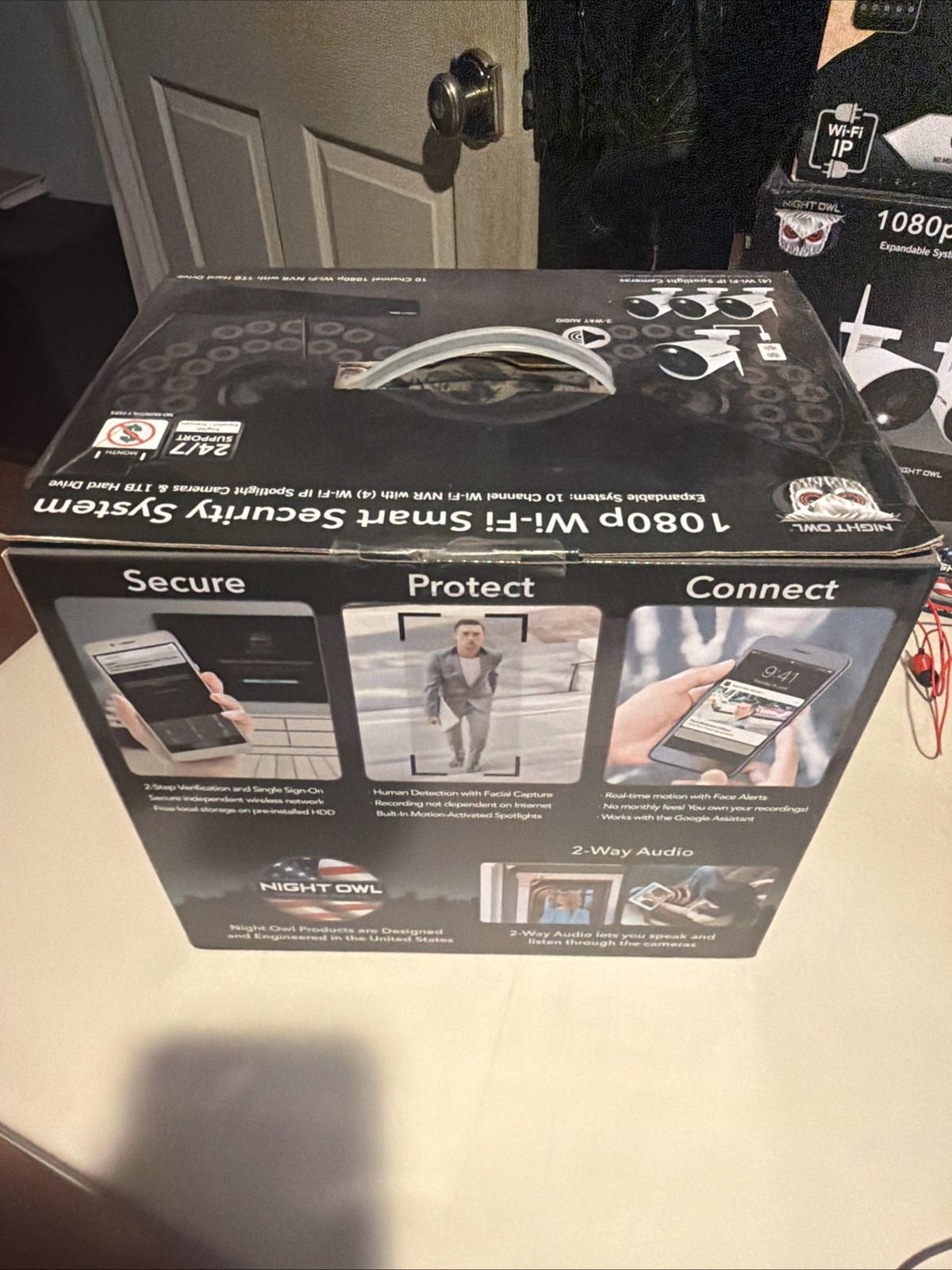 Night Owl 1080p Wi-Fi Security System 10 Channel Wi-Fi 4 Wi-Fi IP Cameras .