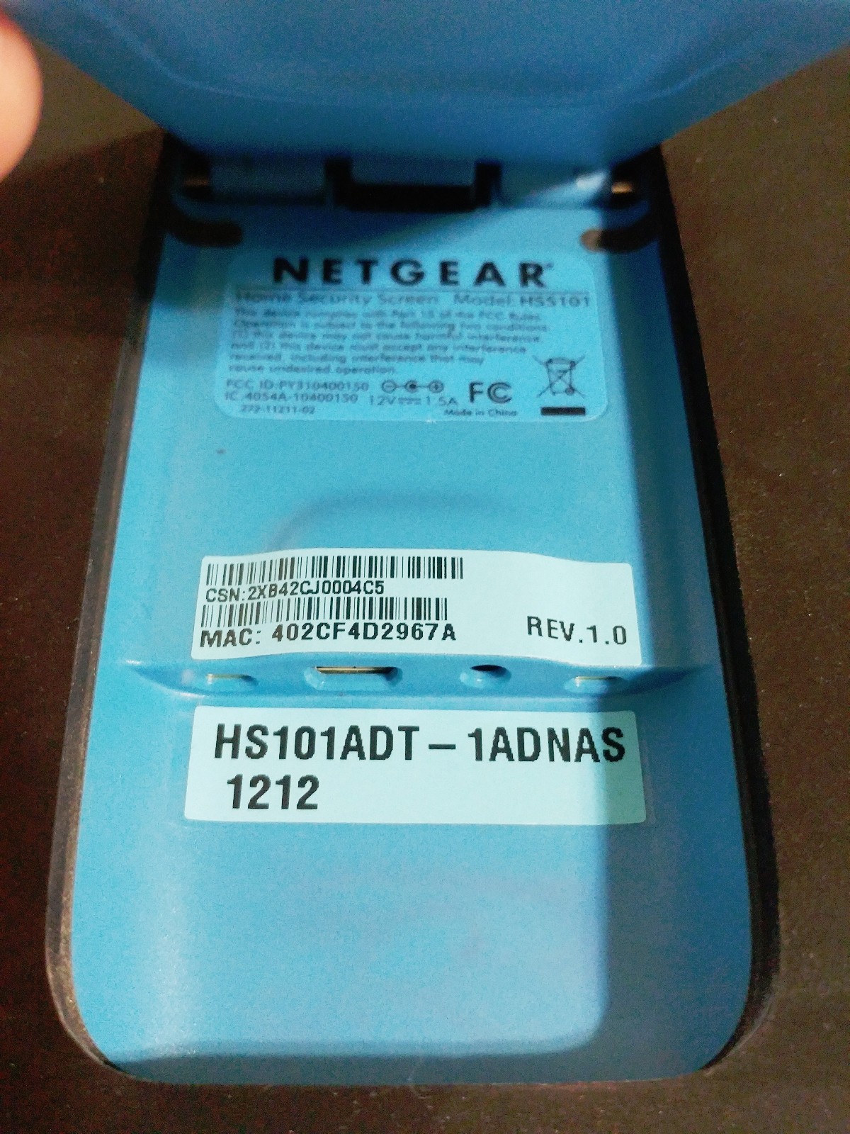 Netgear HSS101 ADT Pulse Home Security Screen – Nice