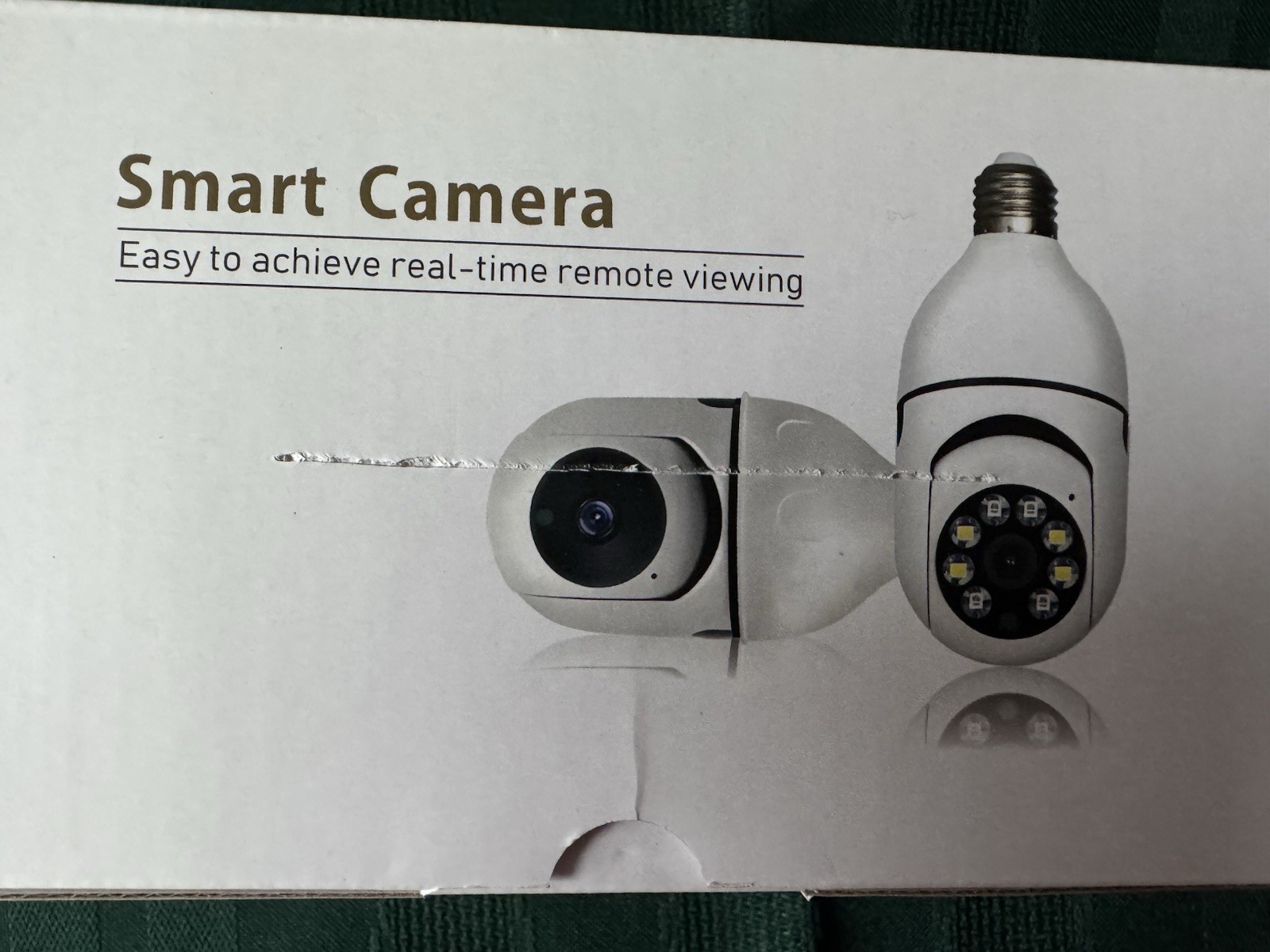 HD Wi-Fi Bulb Camera with Motion Detection, Night Vision, Remote Viewing, Onvif
