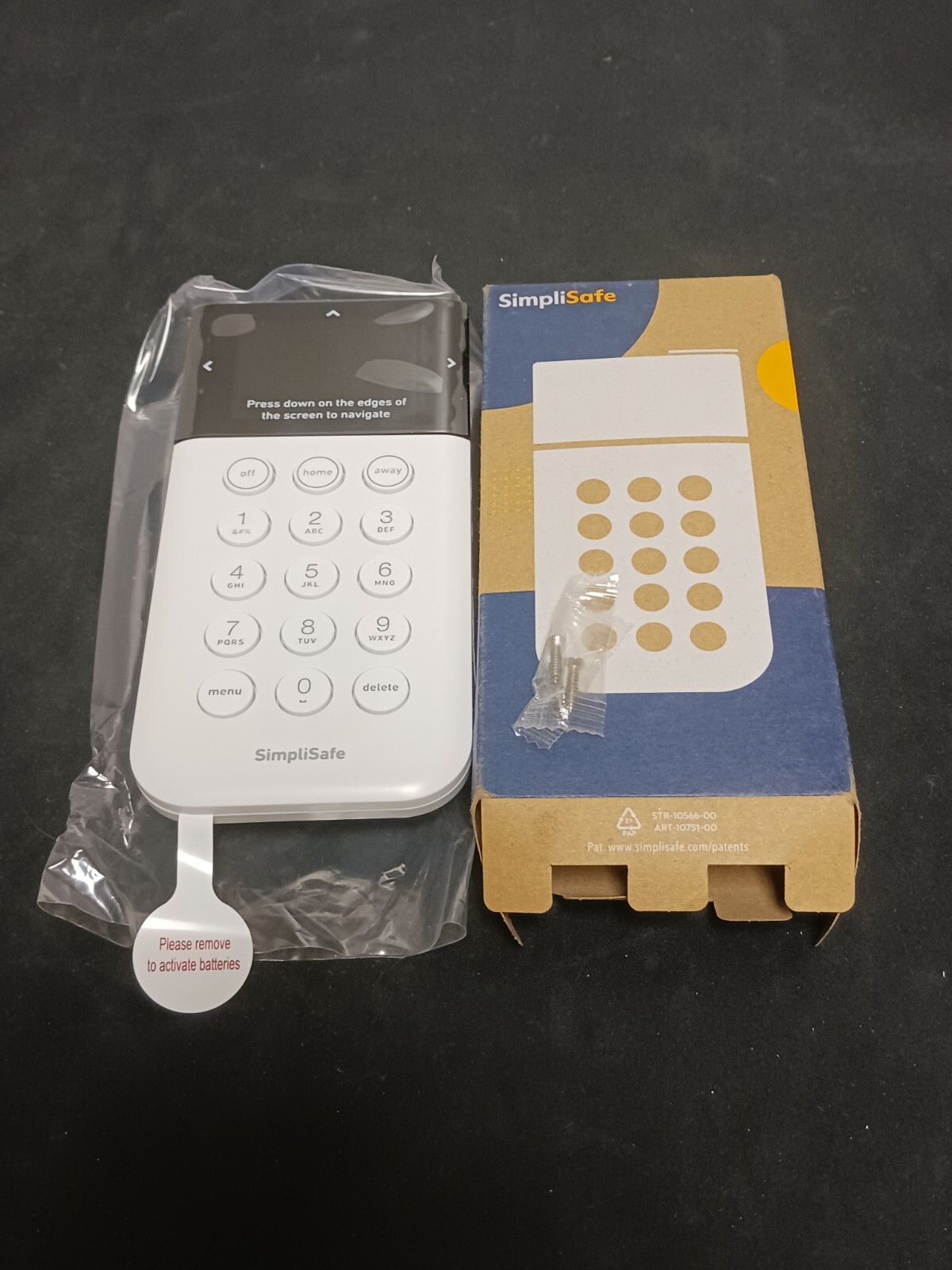 SimpliSafe KP3W Wireless Security Keypad White