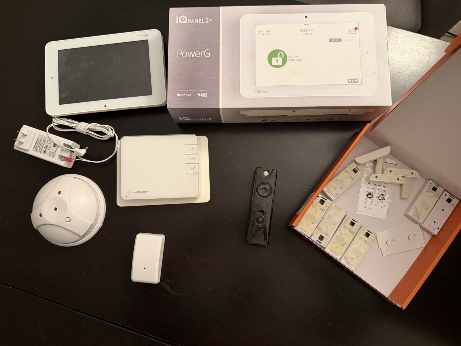 Alarm.com Qolsys Iqpanel2+ W/ 2gig/honeywell, Skybell, Thermostat & Sensors