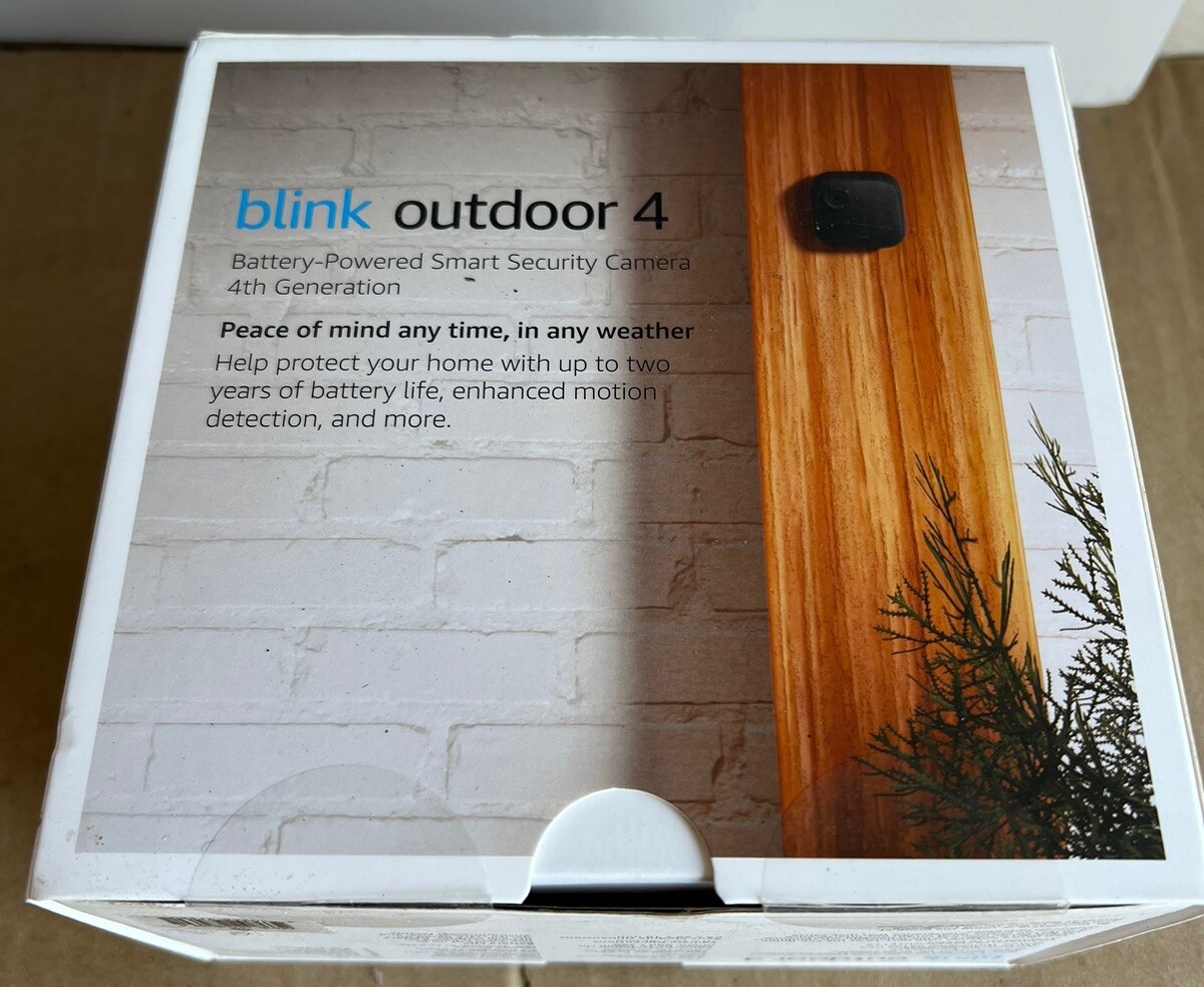 NEW SEALED Blink Outdoor 4 Wire-Free Smart Security 3 Camera System Kit 4th Gen