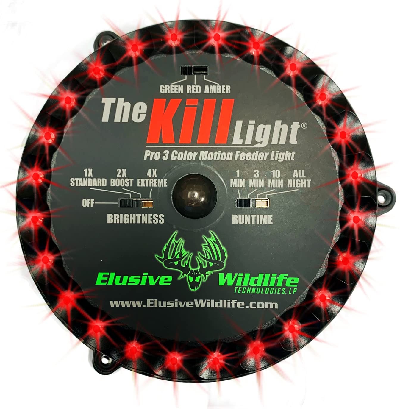 Elusive Wildlife Kill Light 3 Color Feeder – Best Hunting green