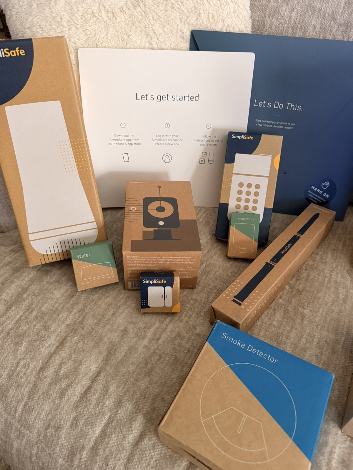 (2) SimpliSafe Security Lots-Cameras, Water/Temp/Entry sensors, Smoke Detectors