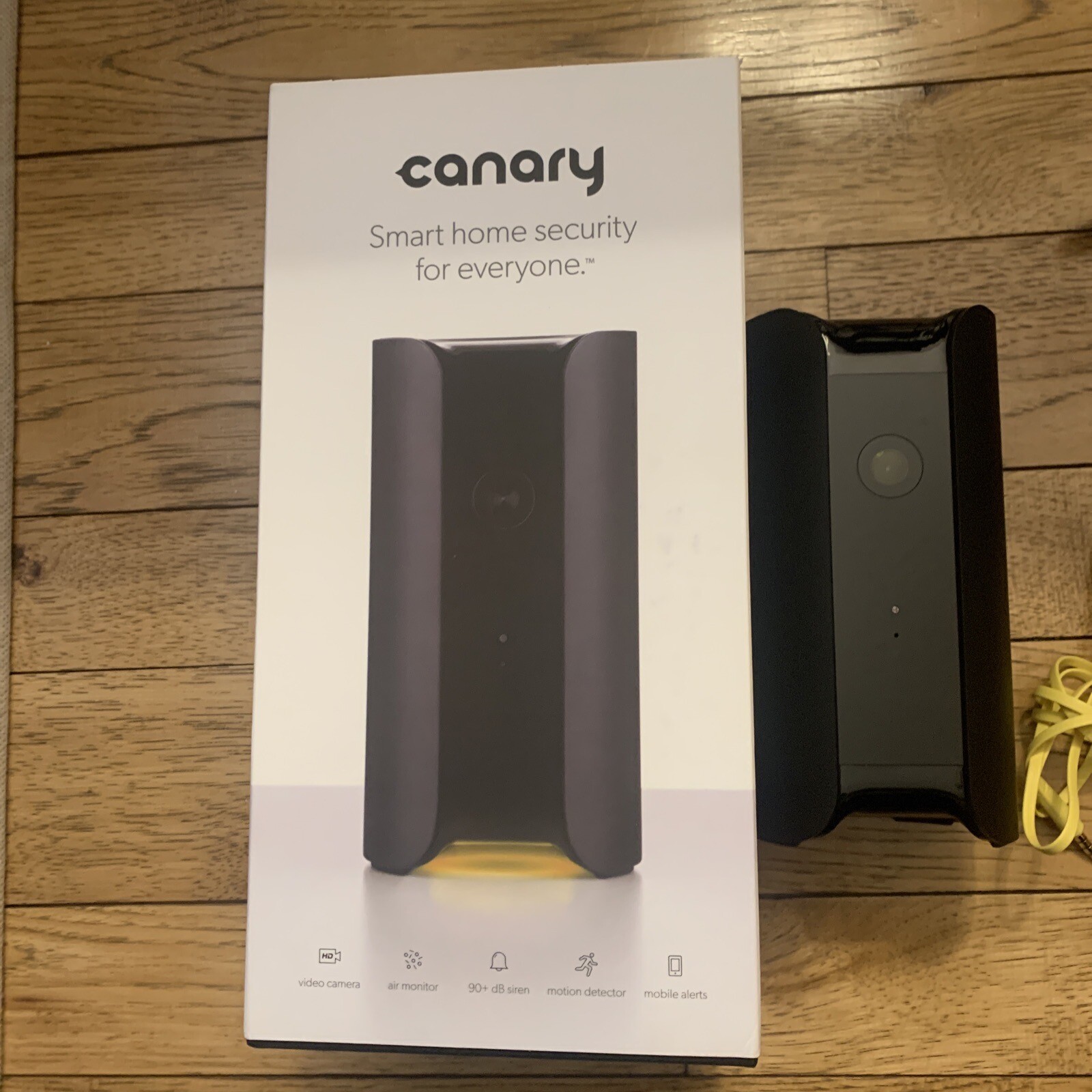 Canary Pro All-in-One Home Security Device, With Air Quality Meter – Black