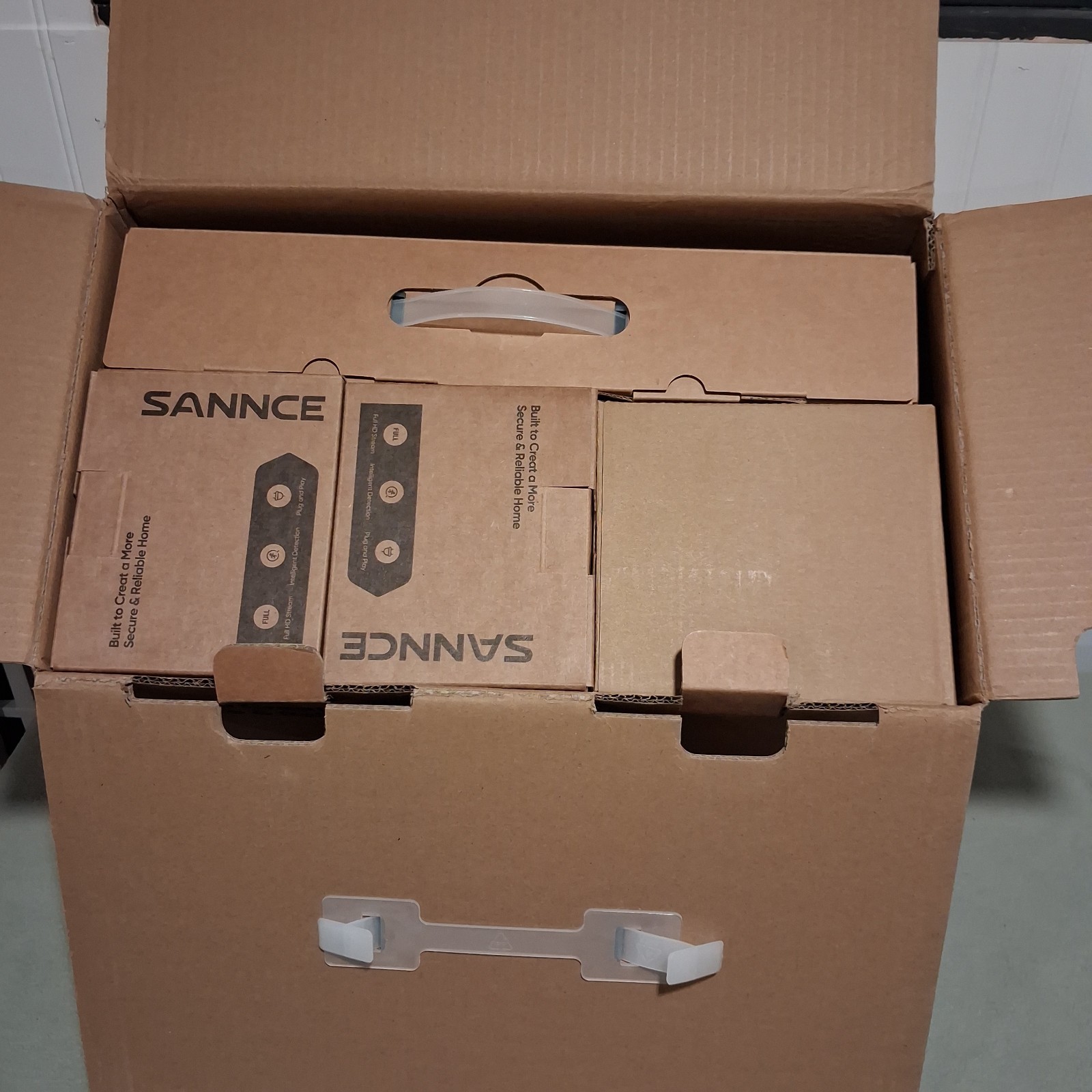 NEW SANNCE N98PBM 4 Camera Wired Security System NVR HD Night Vision CCTV Motion