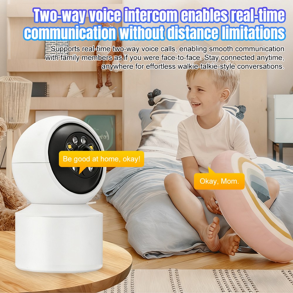 1080P HD Wireless Security Camera Indoor Home CCTV Baby Dog Pet WIFI Monitor