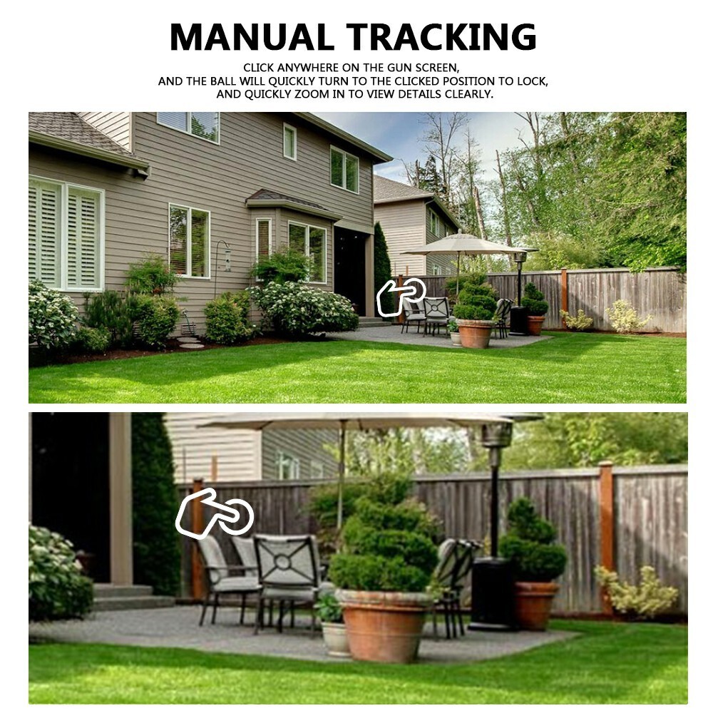 ANXINSHI 12MP Dual-lens Humanoid ZOOM Tracking Outdoor Solar Camera