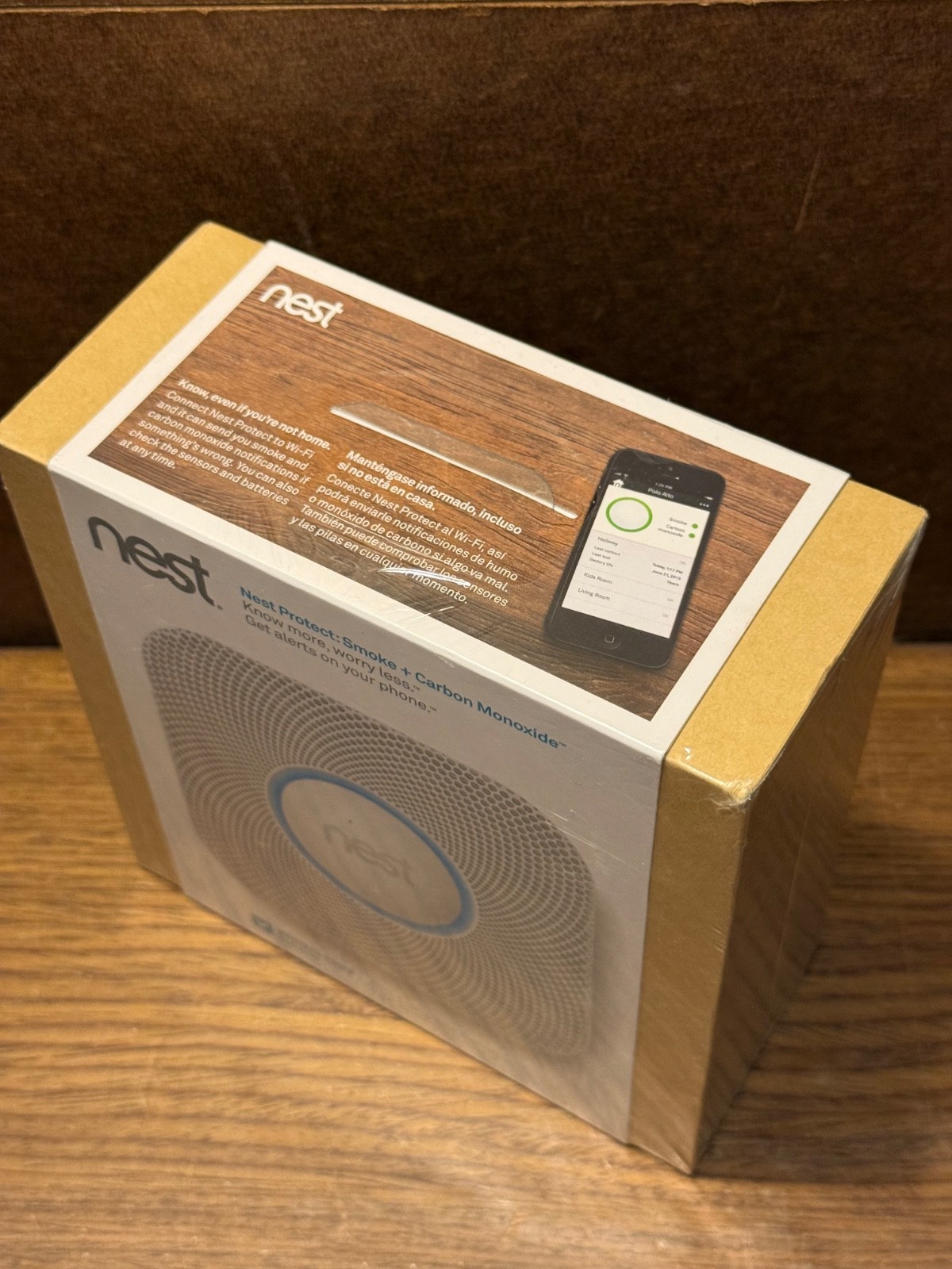 Google Nest Protect Smoke and Carbon Monoxide Alarm Wired/Battery – White