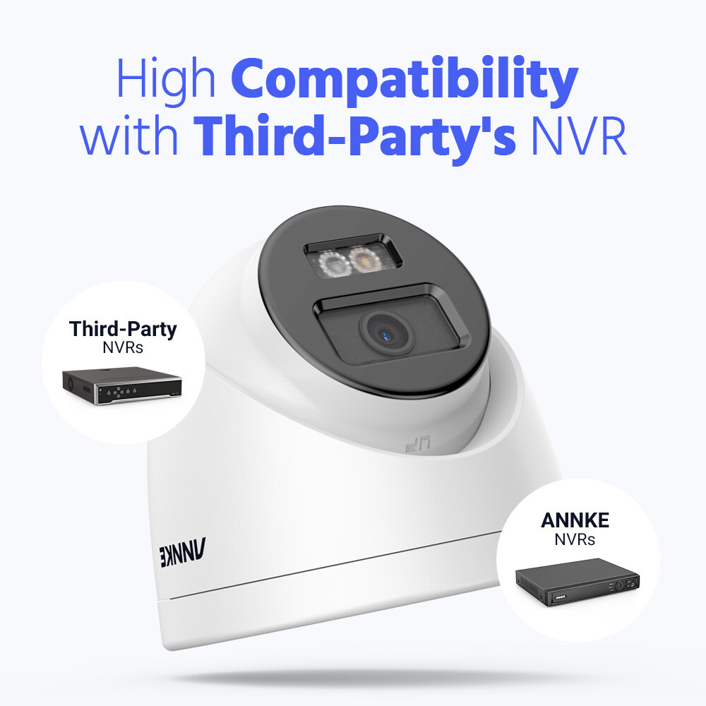 ANNKE 16CH 12MP NVR 5MP Audio POE Security Camera System Outdoor AI Color Night