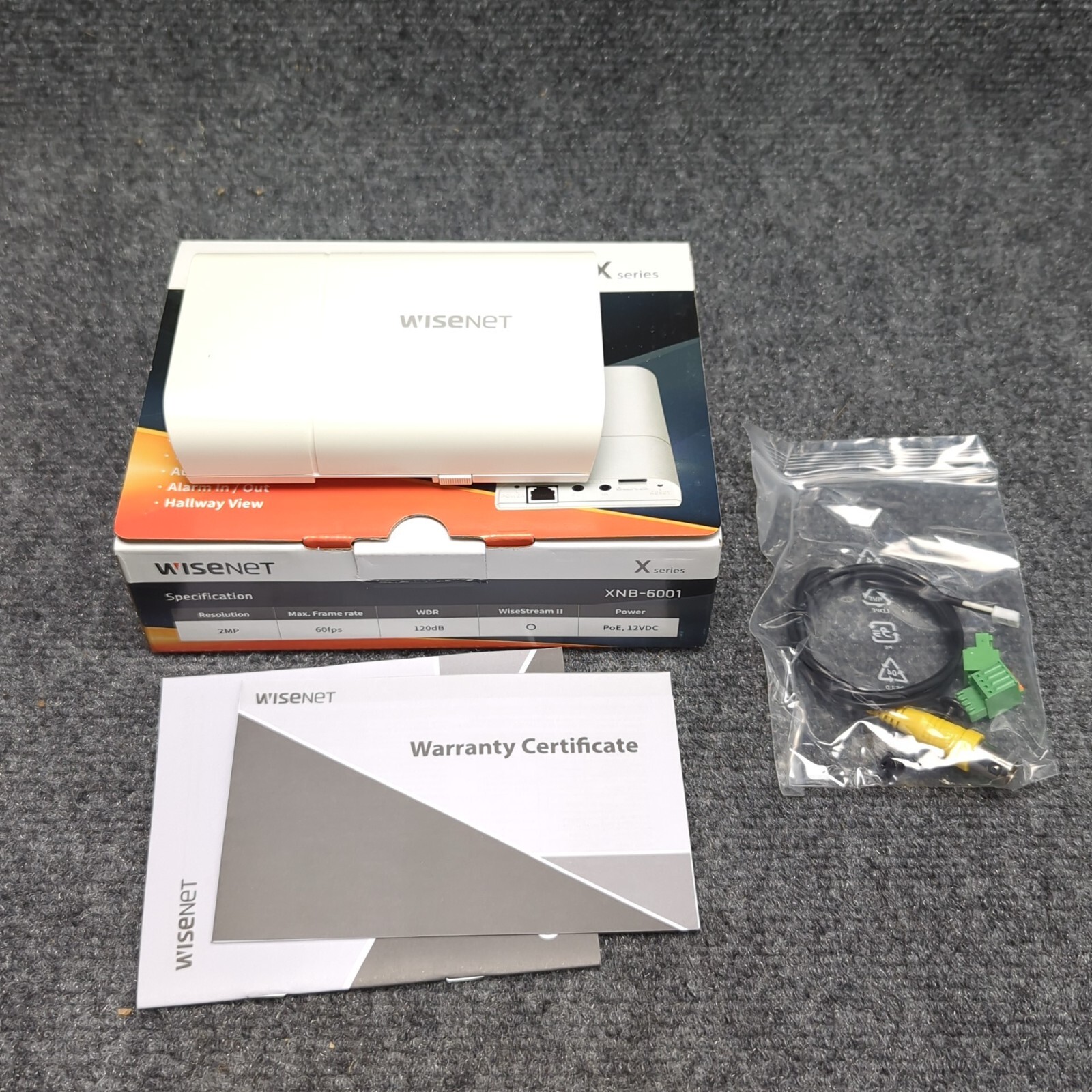 Hanwha Techwin XNB-6001 Wisenet X Series 2MP Network Camera Main Module Base NIB
