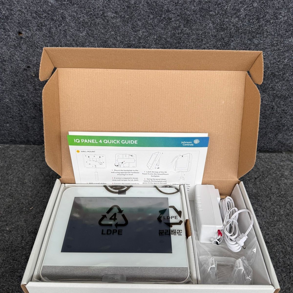 QOLSYS IQPanel4 PowerG Touchscreen Alarm System IQP4003 Smart Home Panel