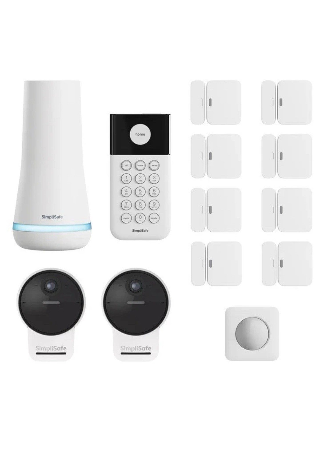 (BRAND NEW) 13-Piece SimpliSafe Security System with 2 Outdoor Camera Series 2