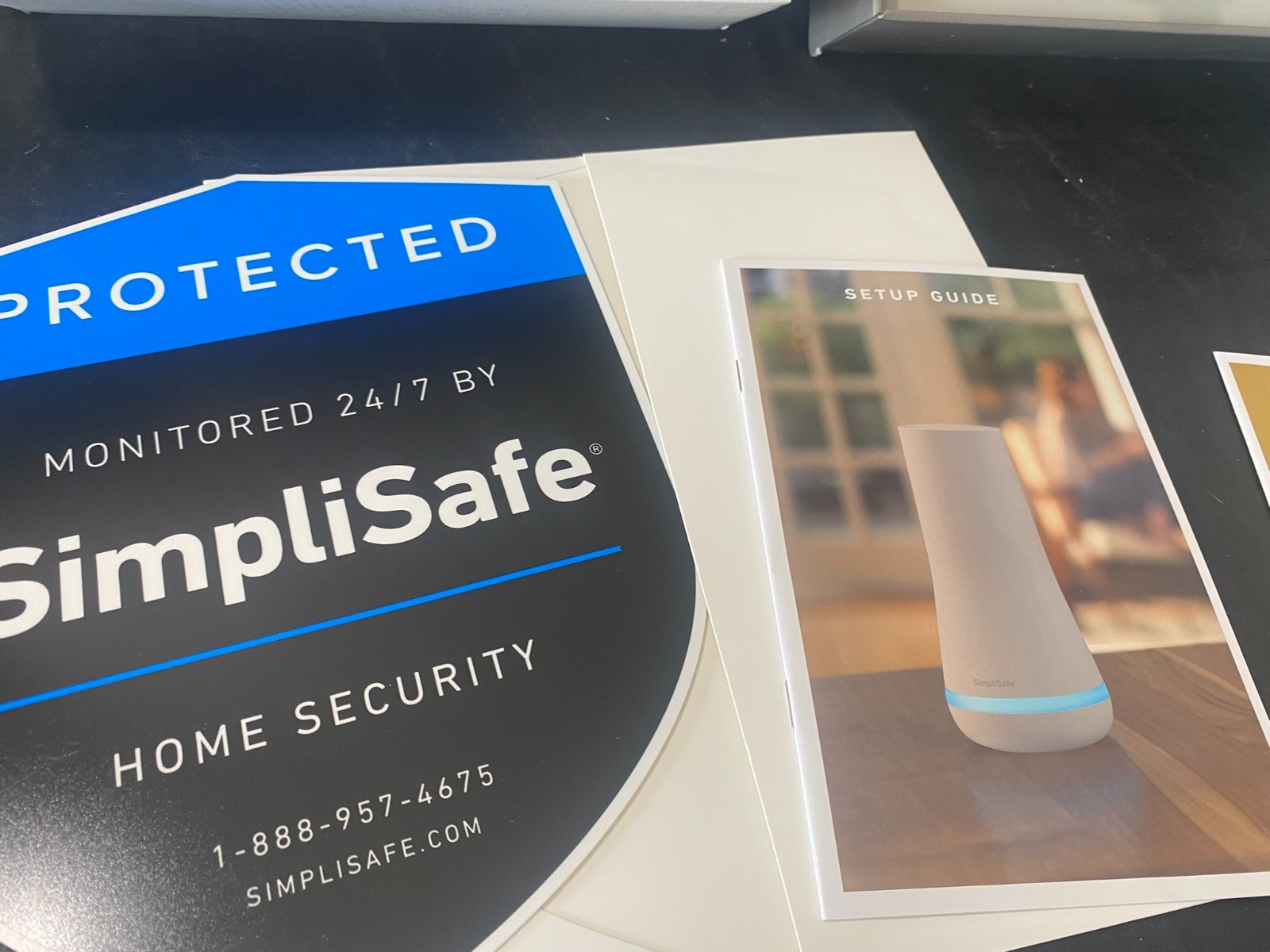 Simplisafe Home Security System white camera sensor keypad receiver etc