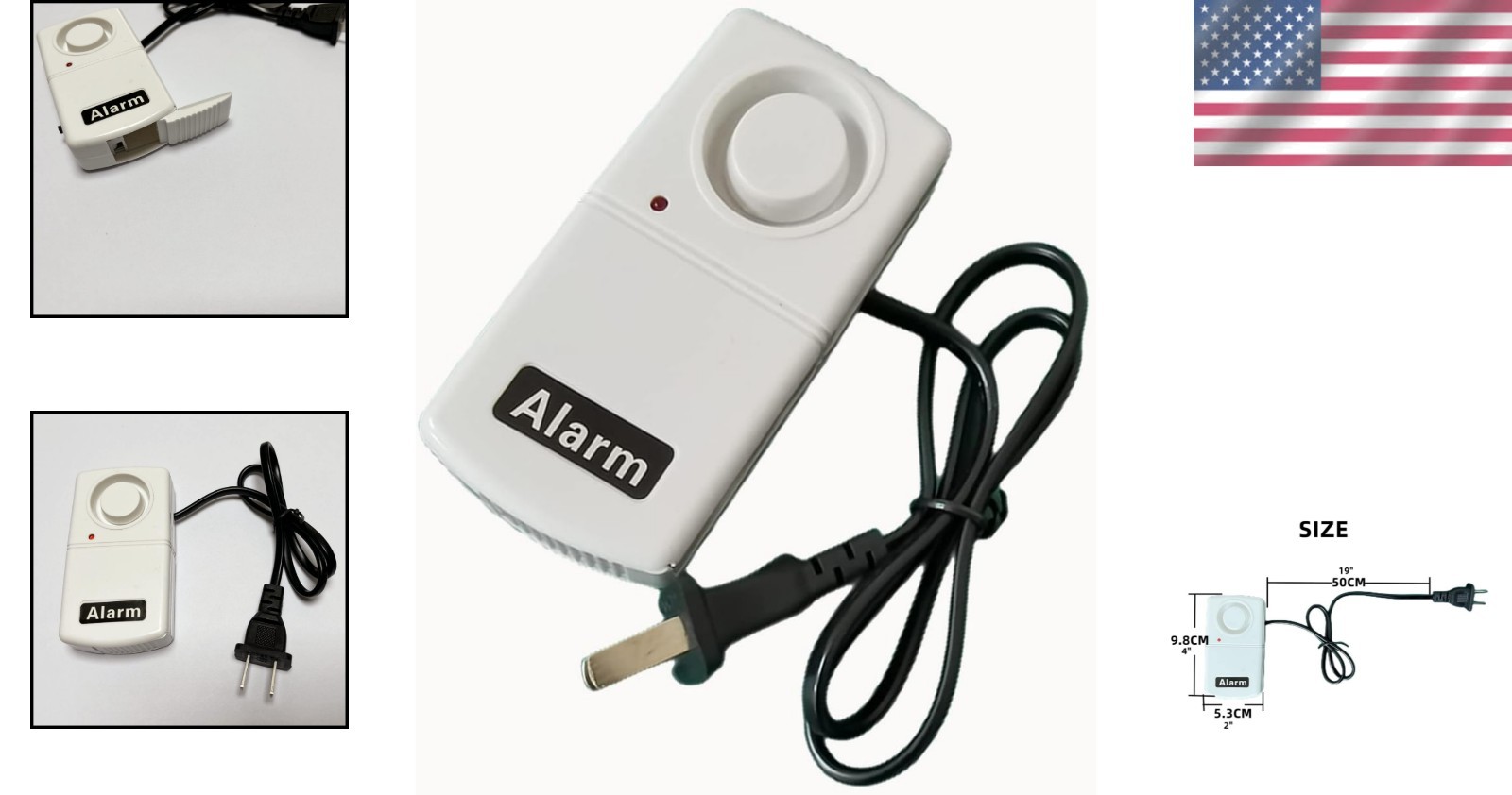 Battery-Powered Power Cut Alert Alarm with Touch Control for Home Safety