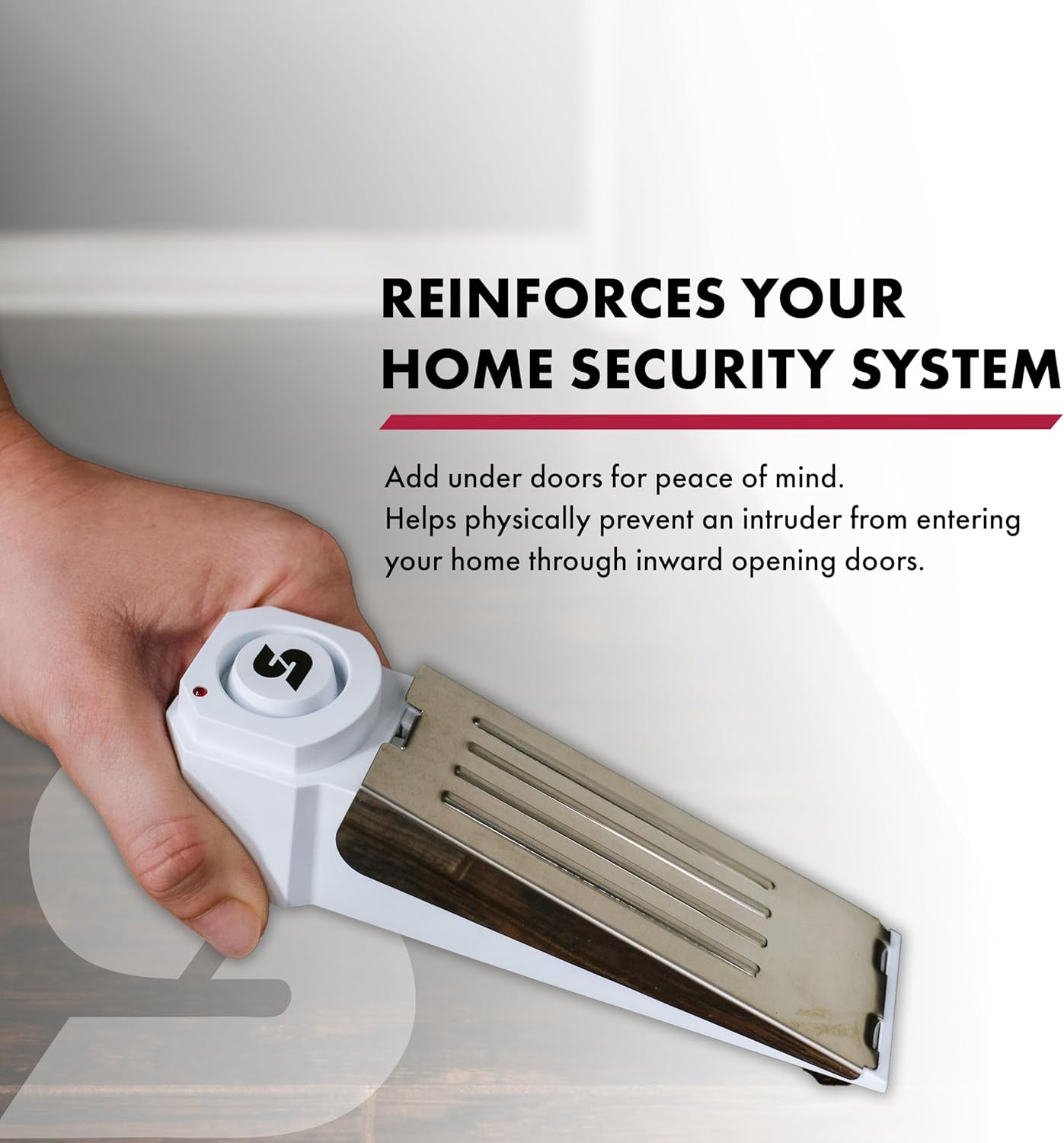120Db Wedge Door Stop Alarm Wireless Siren Home Travel Security Apartment Dorm