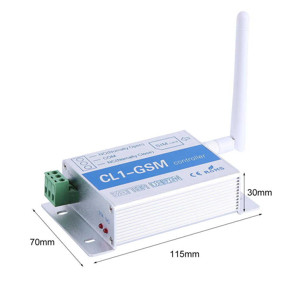 Wireless Remote Controller GSM SMS Phone Control Security System CL1/CL4-GSM MG