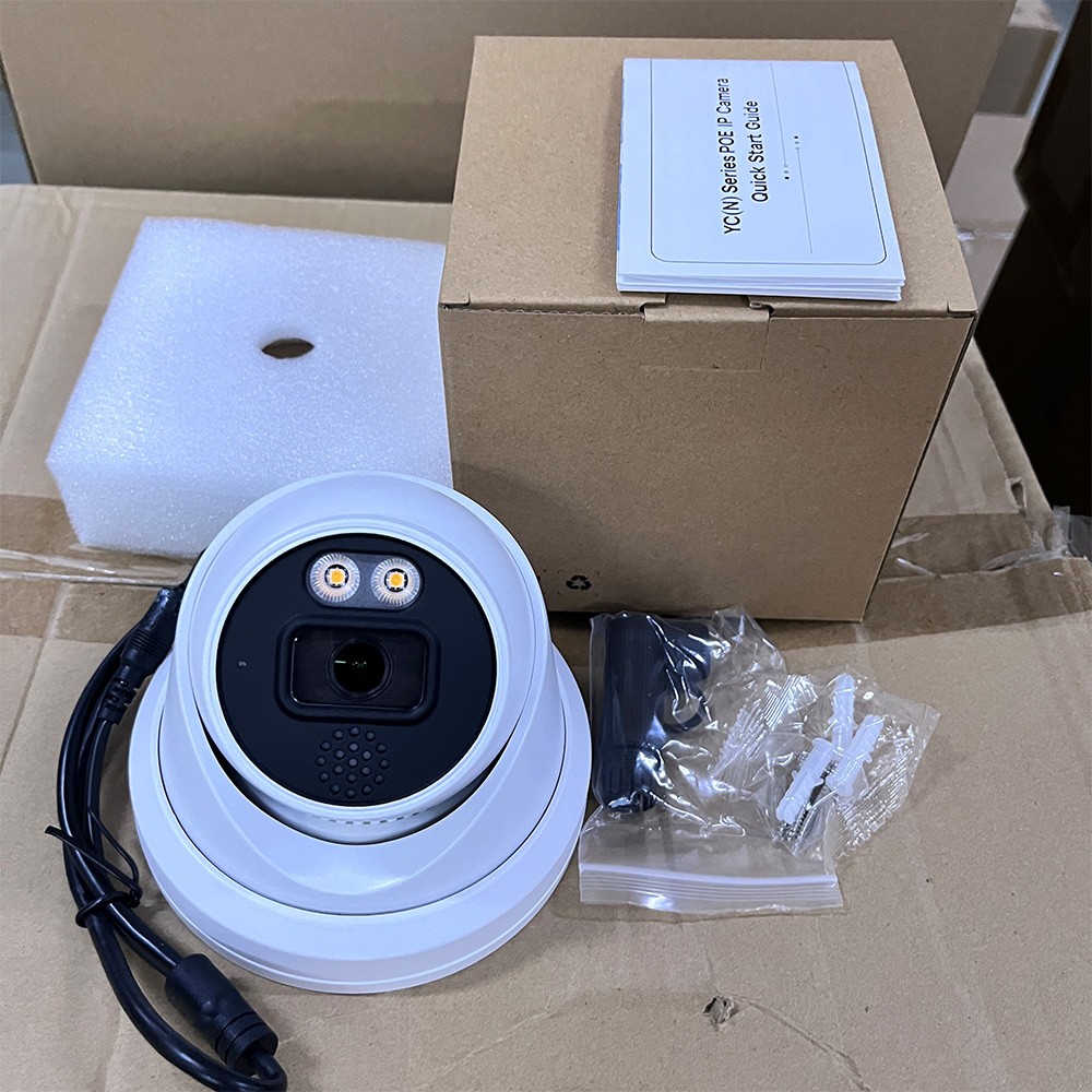 Vikylin 16CH 16POE NVR 4K 8MP Full Color Turret IP Camera POE 2 Way Audio Lot