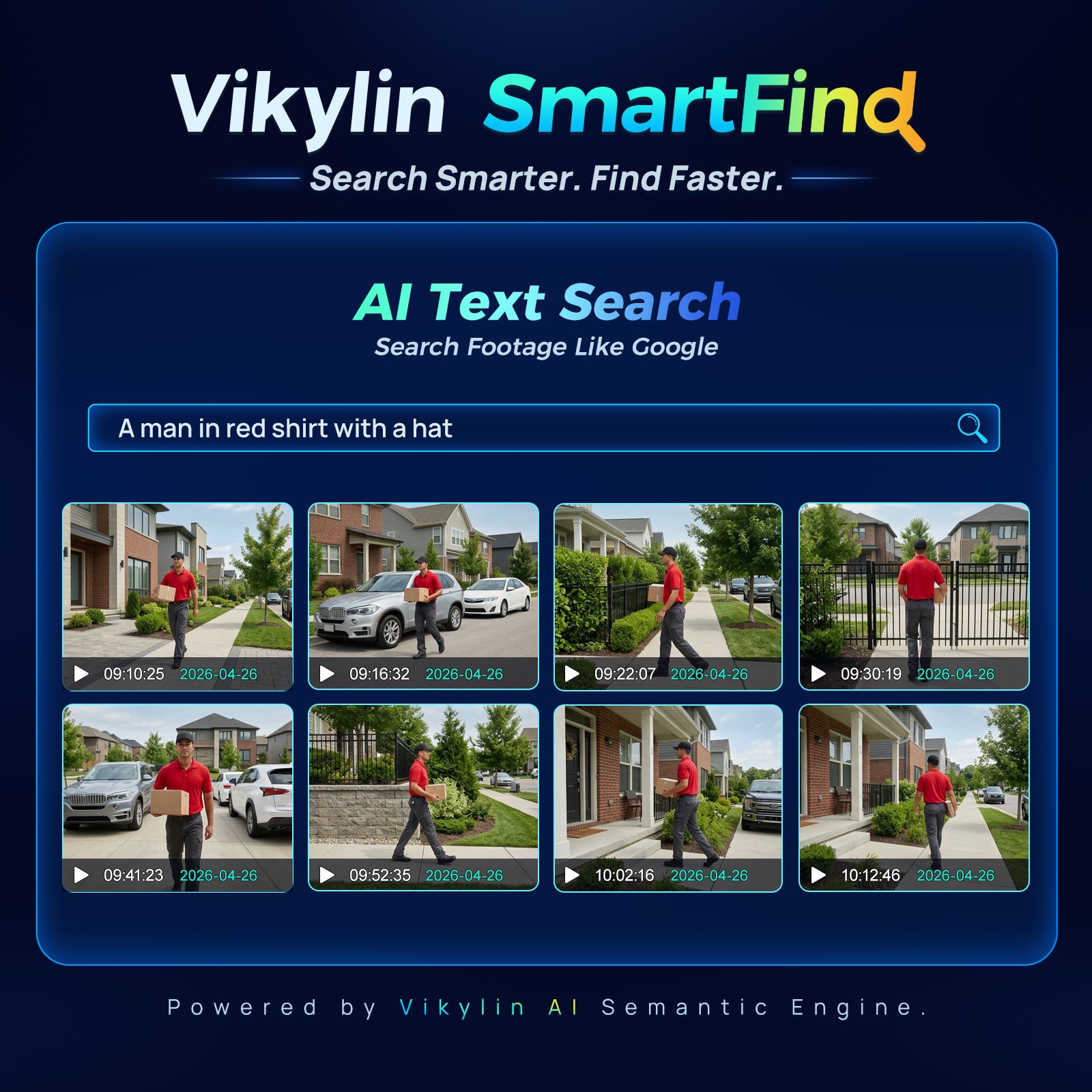 Vikylin Smartfind 8POE 16CH NVR Dual light Color+IR MIC 5MP Mini IP Camera Lot