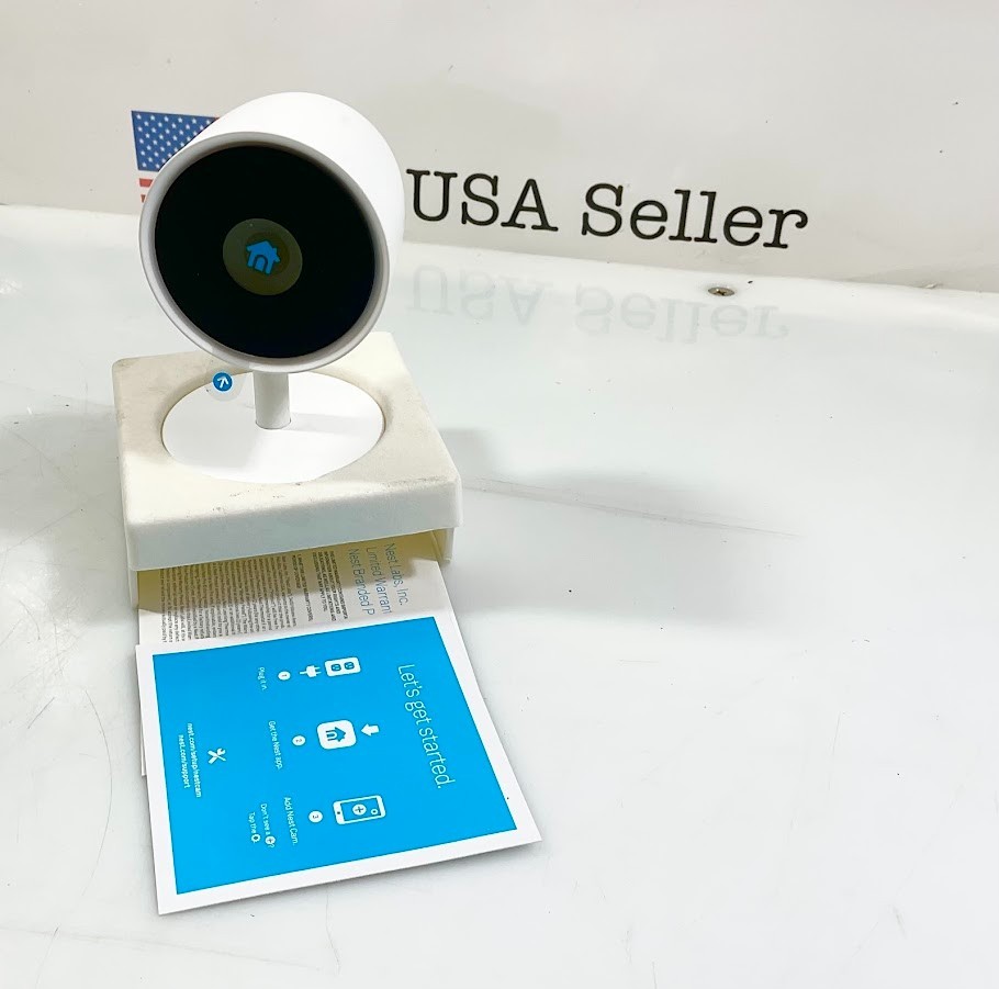 Nest Cam IQ – Indoor Security Smart HD 1080P Camera – NC3100-US (White)