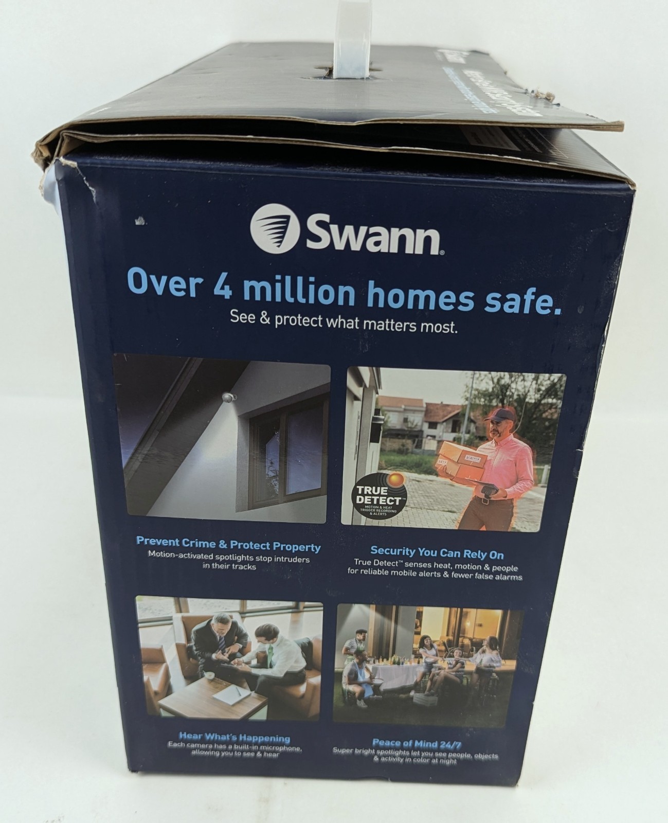 Swann Master Series Home 8-Channel 4-Camera 4K UHD Indoor/Outdoor PoE Wired