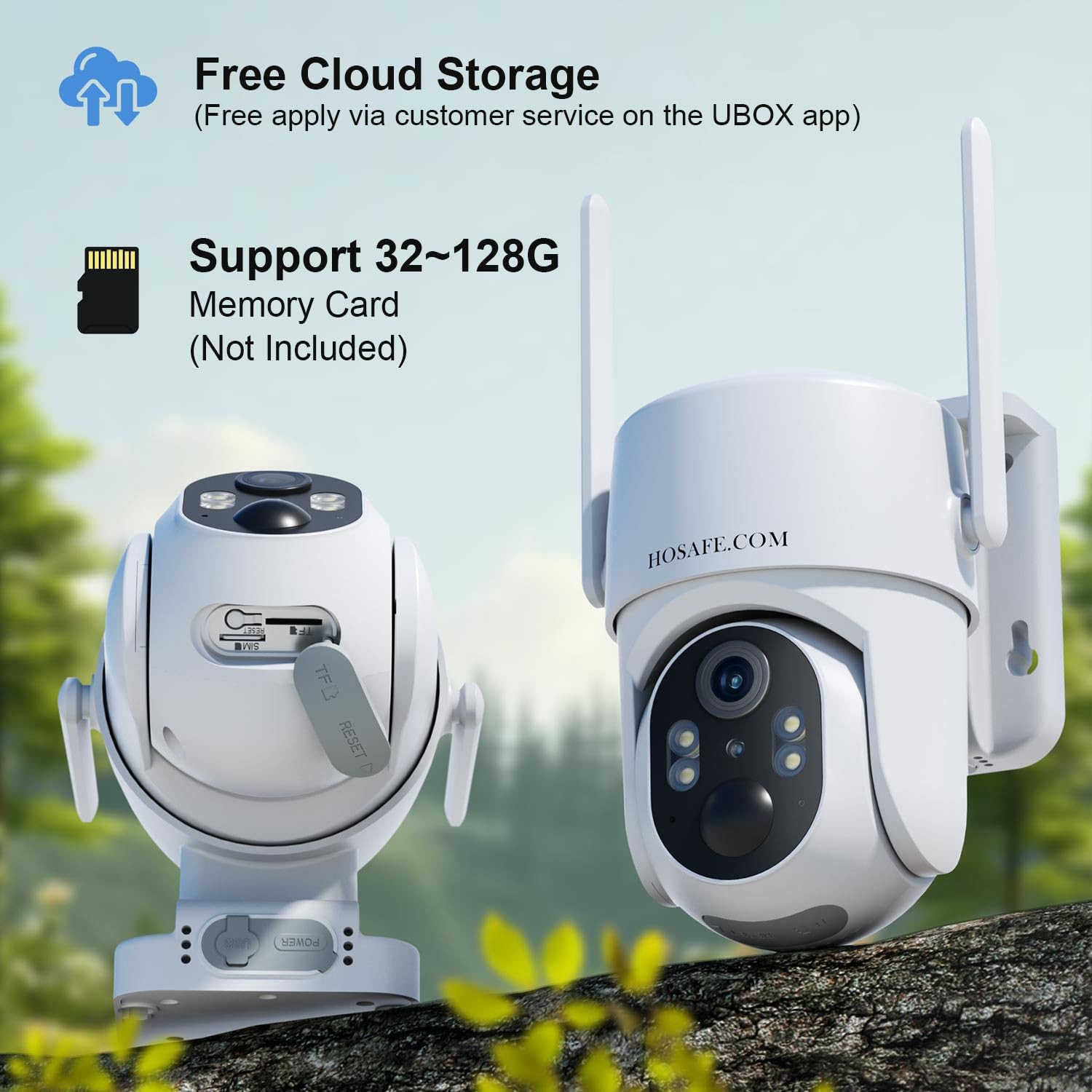 No WIFI Security Camera Internet Needed, Free Cloud Storage, 4G LTE…