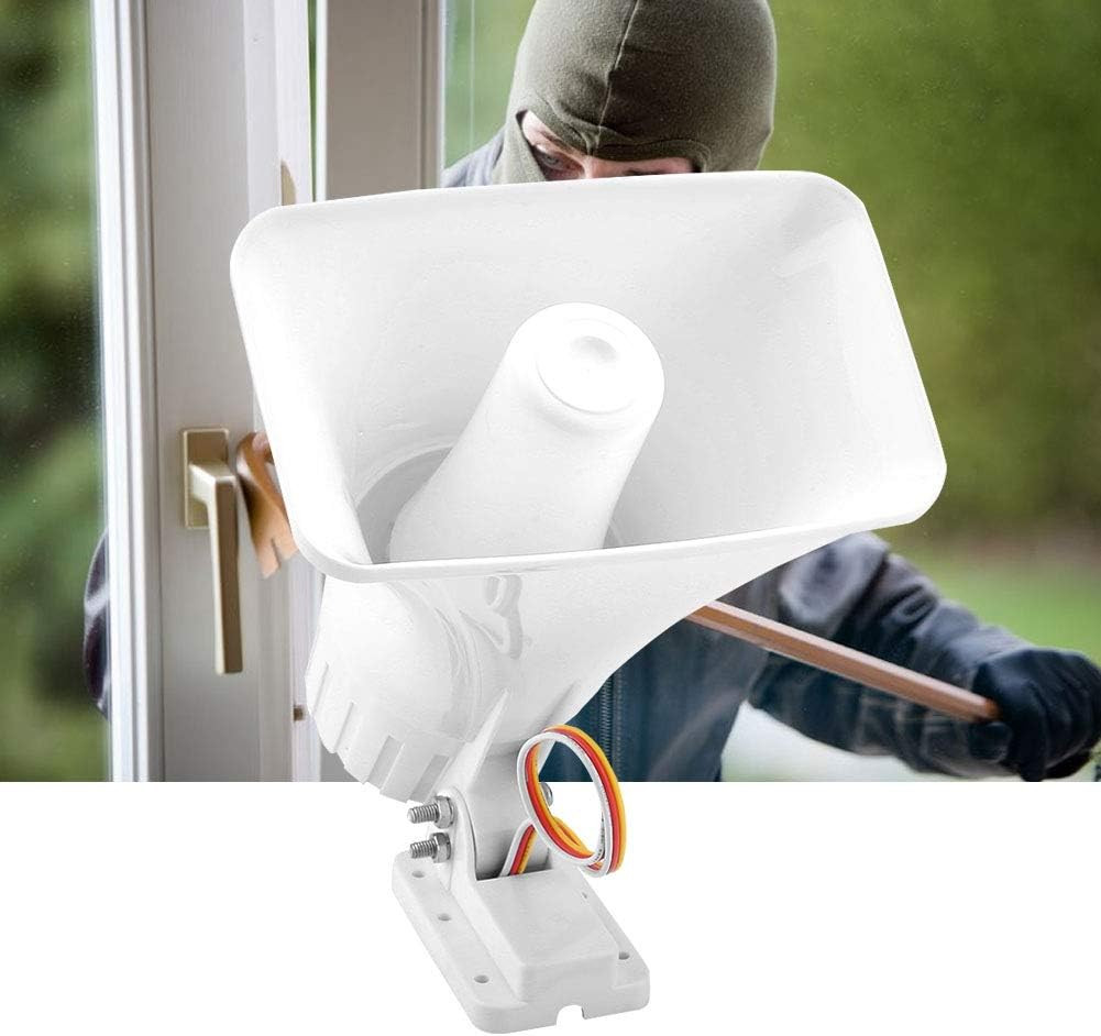 Alarm Siren, 150 Db DC12V Alarm Siren Dual Tone Wired Horn Siren Speaker for Ho