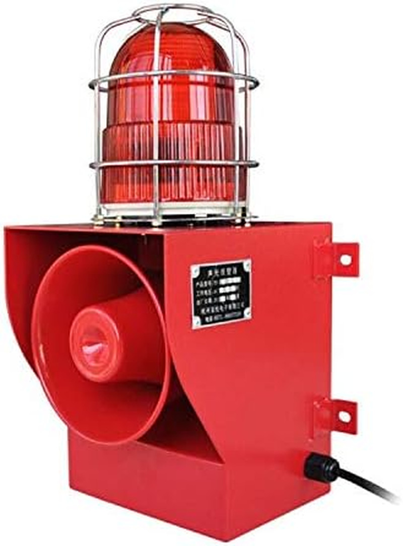 Alarm Siren IP66 Waterproof Outdoor 130Db Horn 45W Security Sirens for Ports, Do