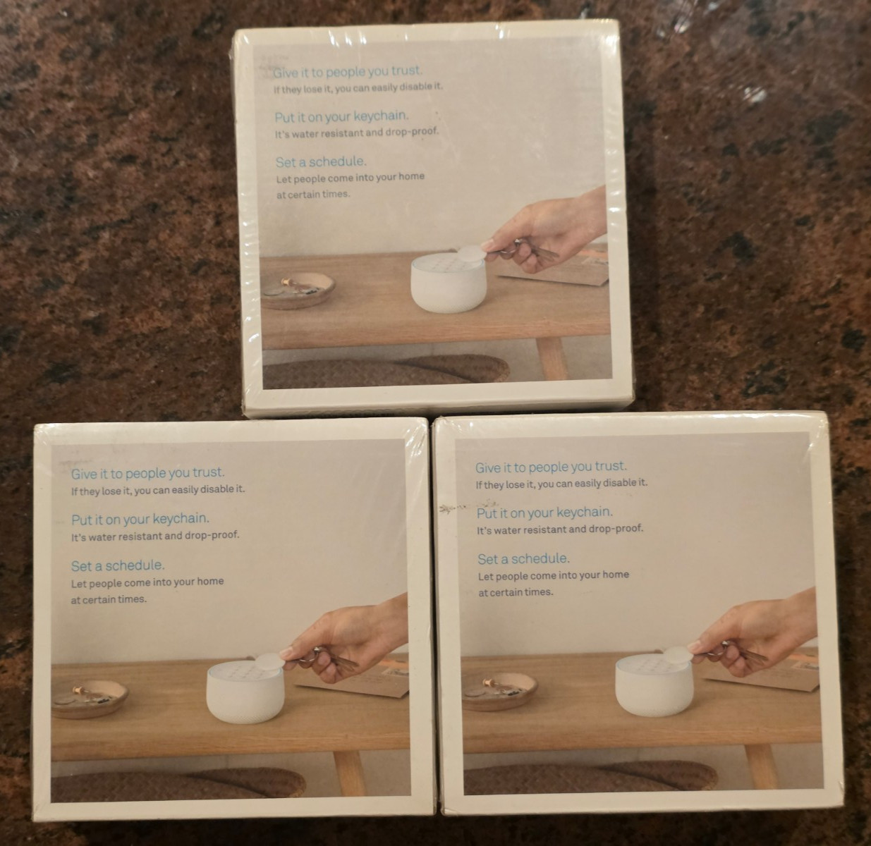 Lot of 3 Google Nest Tags H13000ES White Sealed