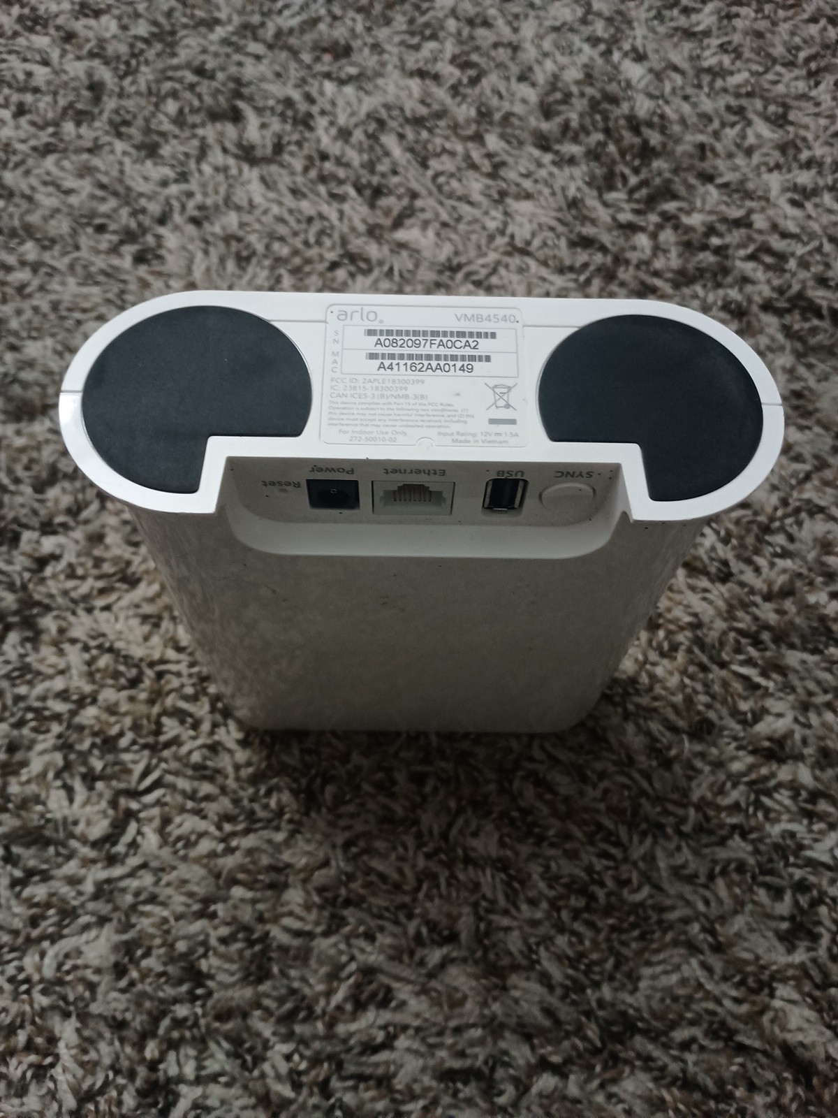 Arlo VMB4540 Smart Hub Wireless Base Station White – Unit Only