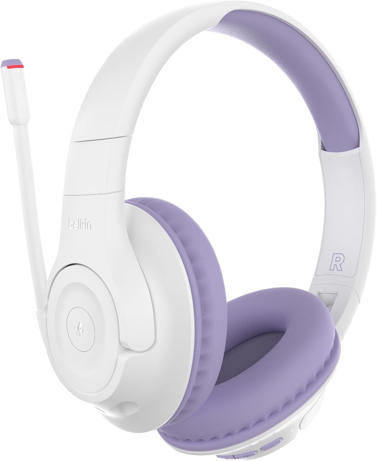 Belkin SoundForm Inspire Wireless Over-Ear Headset for Kids – Lavender