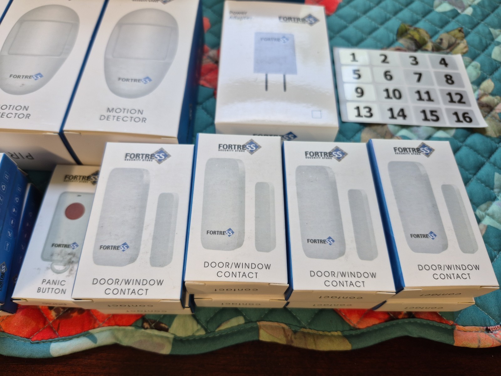 Fortress S03 Home Security Alarm System w/ Siren 8 Door/window 4 Keyfob 3 Remote