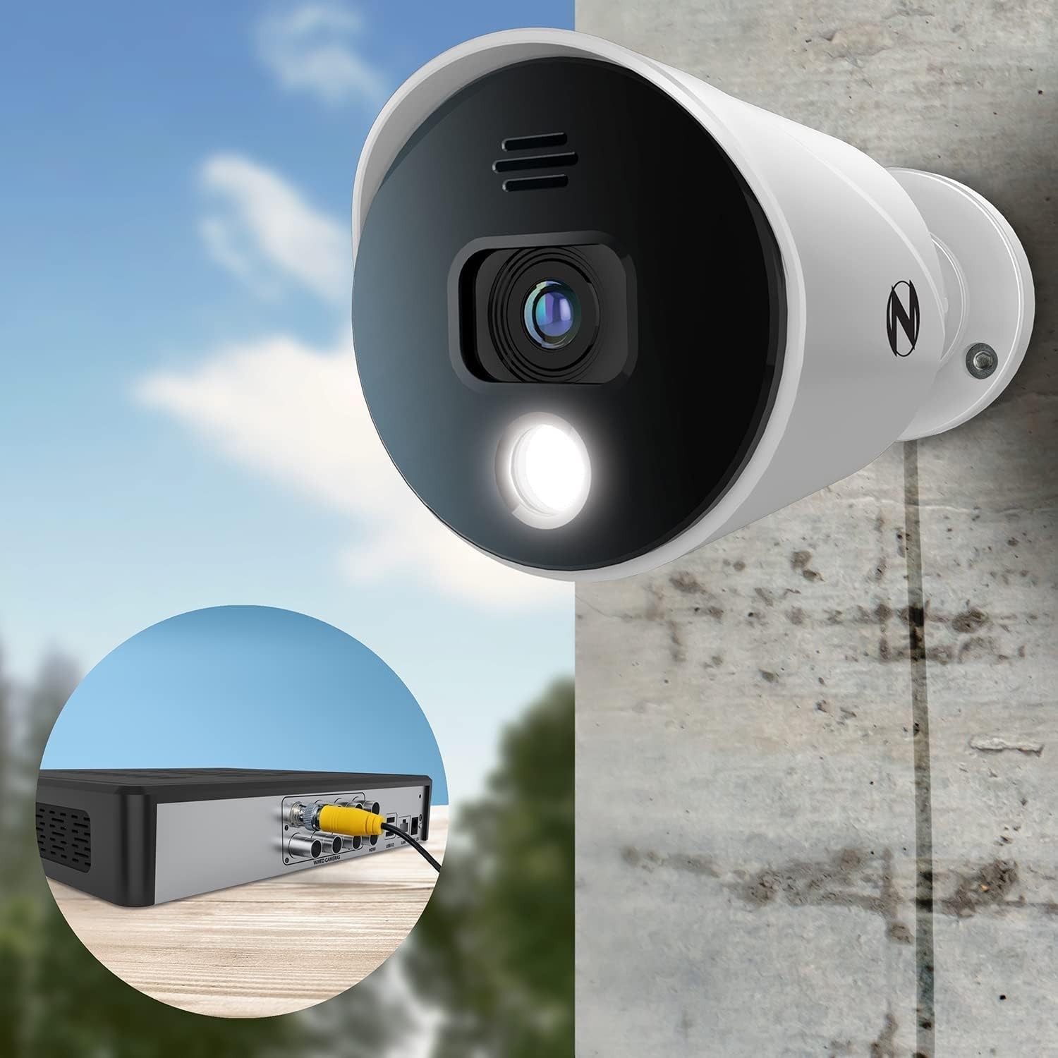 8 Channel 4K Security System with 4 Wired Cameras & 1TB DVR for Ultimate Safety