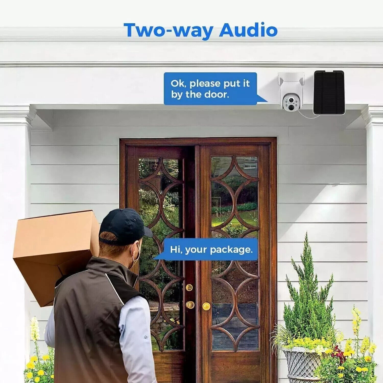 4MP Wireless Solar Security Camera System CCTV 10CH 500GB Outdoor 360° PTZ View